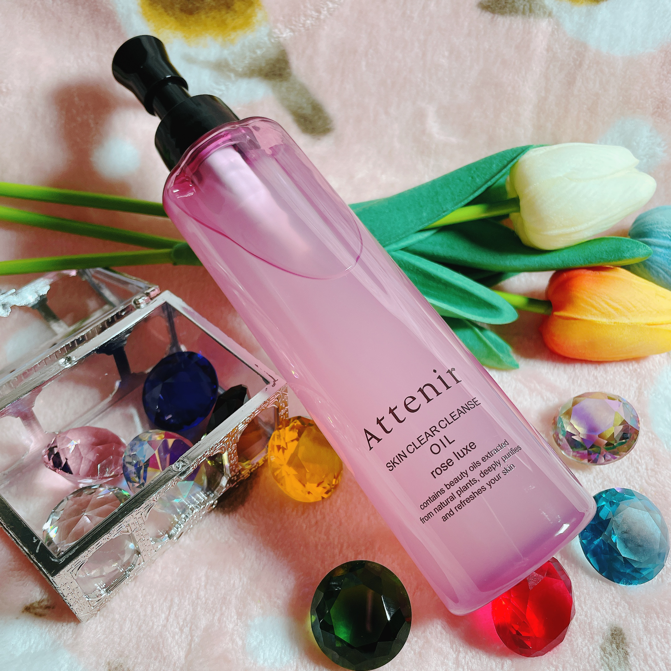 スキンクリア クレンズ オイル アロマタイプ ブーケ ド ローズ /アテニア/オイルクレンジングを使ったクチコミ（1枚目）