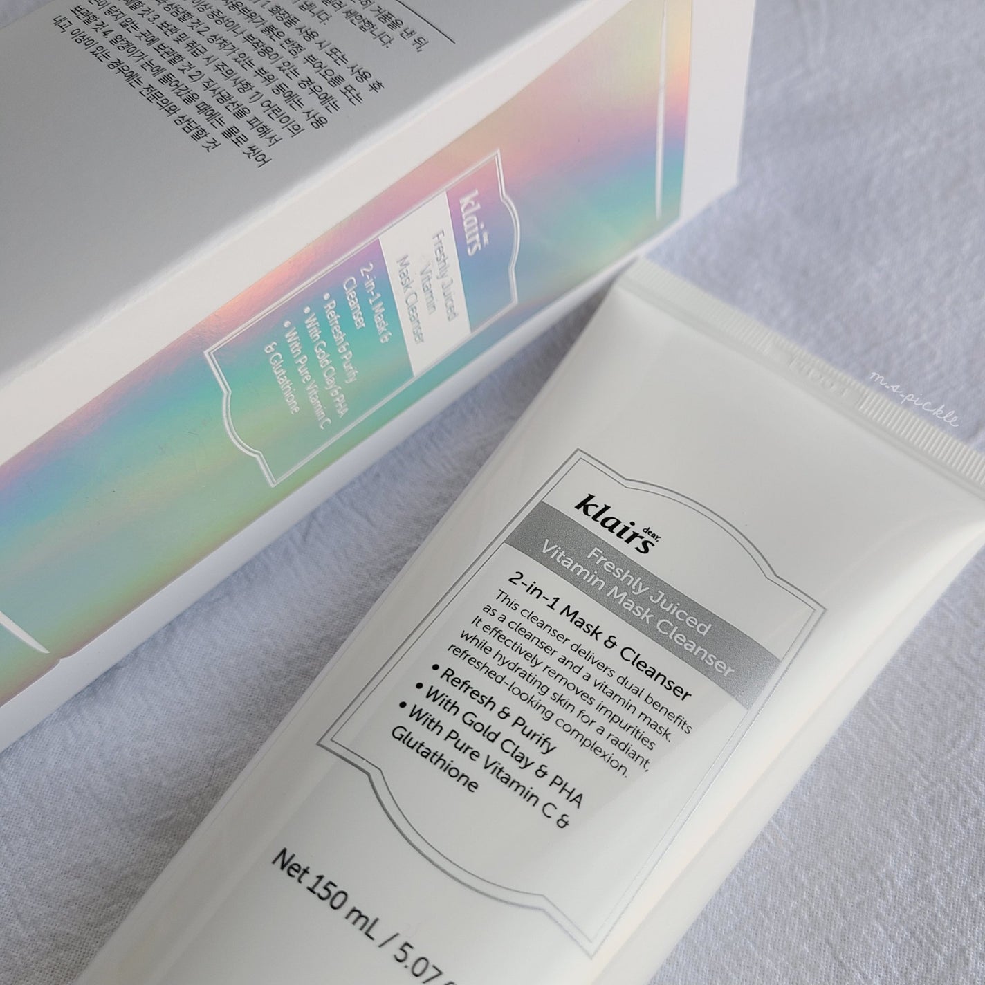 ヒアルビタグルパッククレンザー/Klairs/洗顔フォームを使ったクチコミ(1枚目)