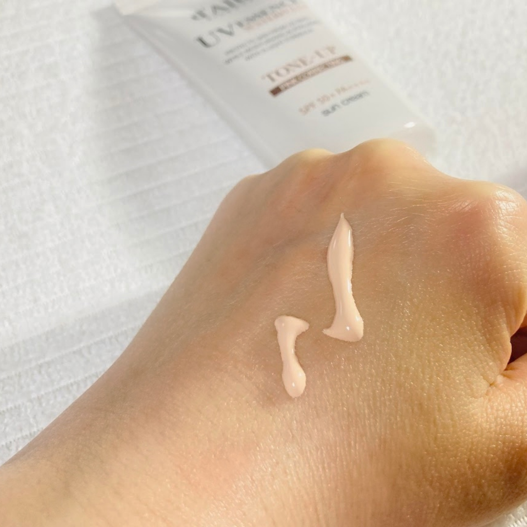 ウォータフルトーンアップサンクリーム/ダルバ/日焼け止めクリームを使ったクチコミ(2枚目)