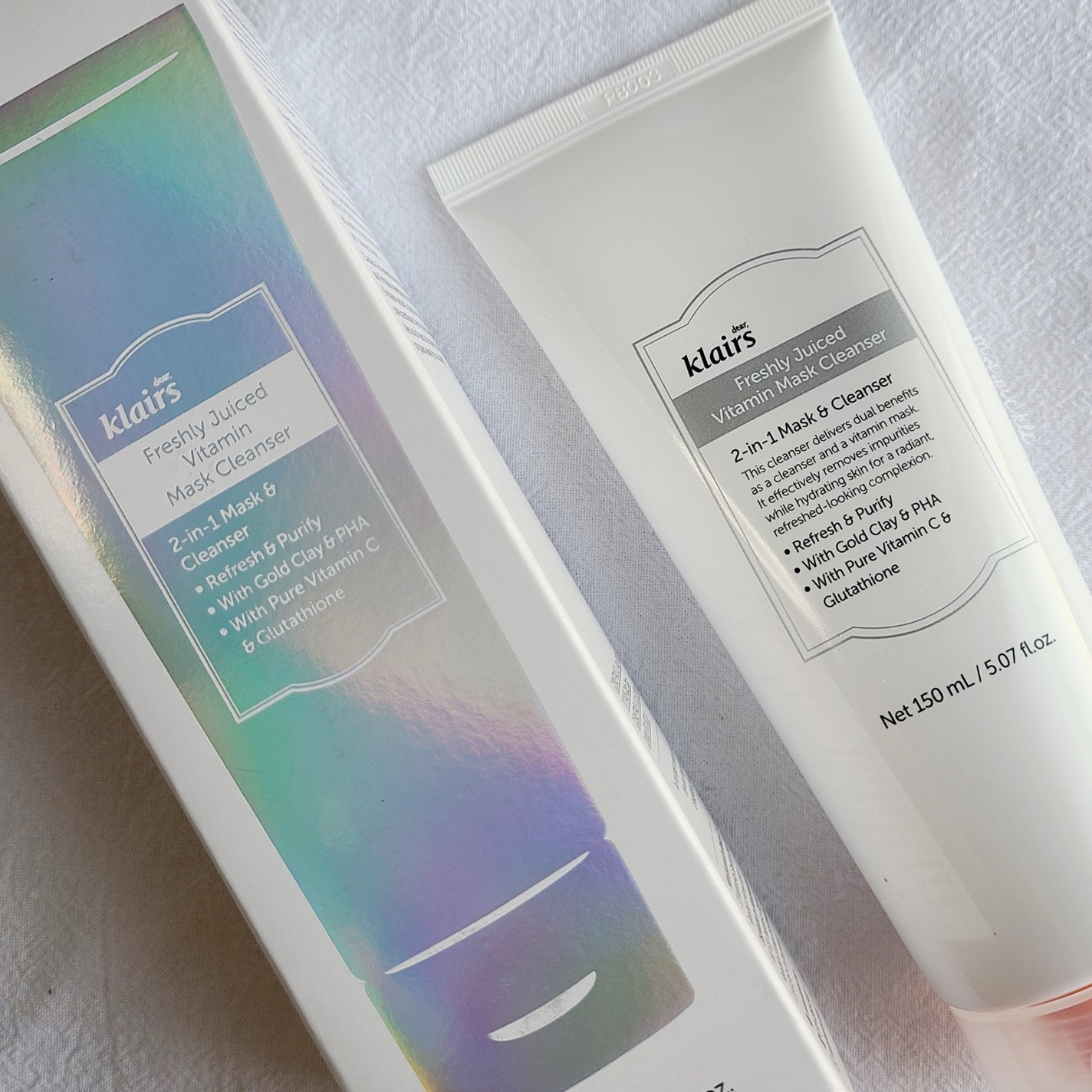 ヒアルビタグルパッククレンザー/Klairs/洗顔フォームを使ったクチコミ(6枚目)