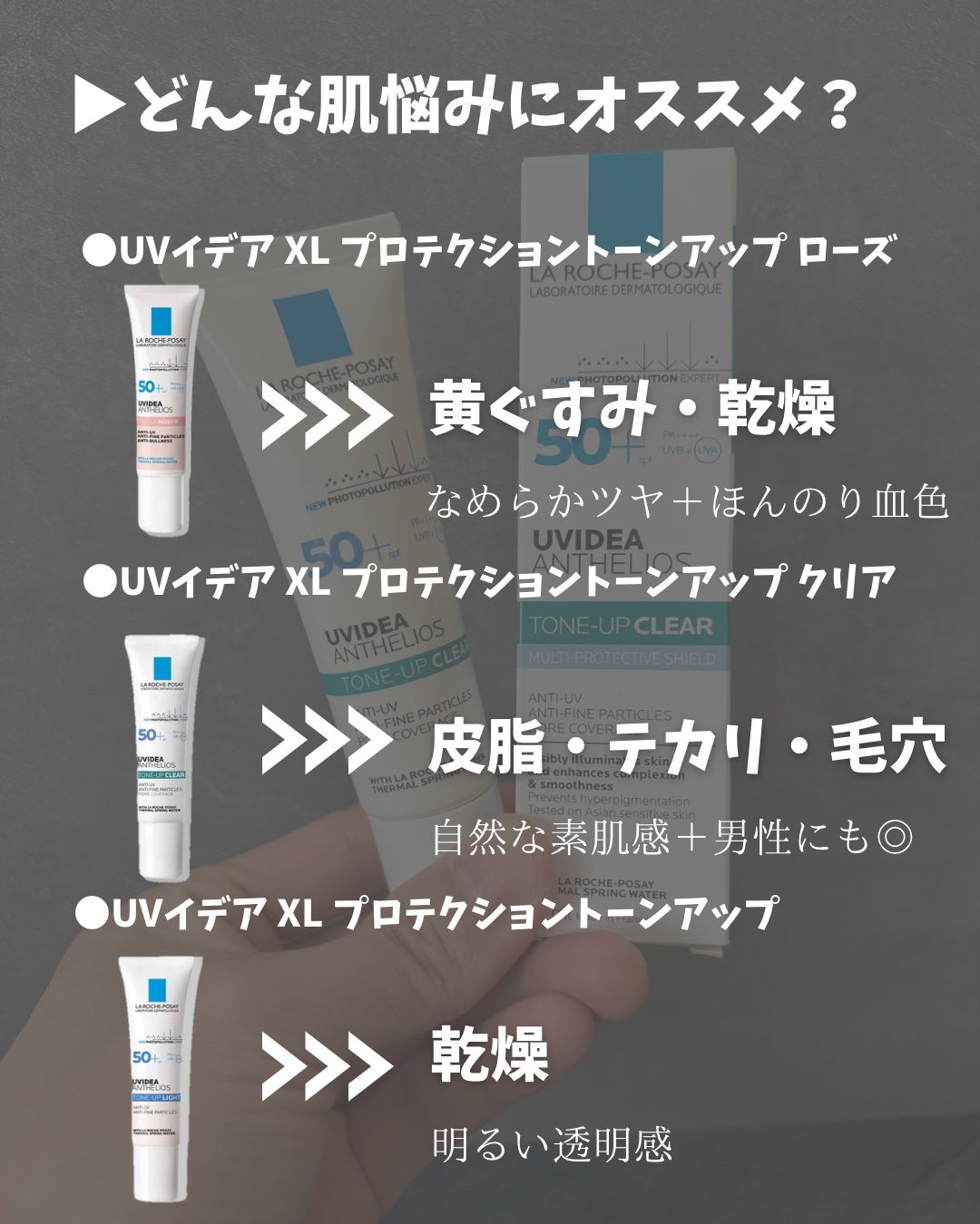 UVイデア XL プロテクショントーンアップ クリア/ラ ロッシュ ポゼ/化粧下地を使ったクチコミ(4枚目)