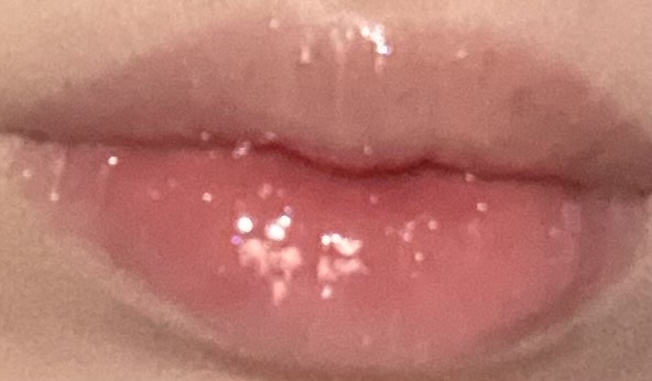 グラスティングウォーターグロス 00 メテオ・トラック/rom&nd/リップグロスを使ったクチコミ（3枚目）