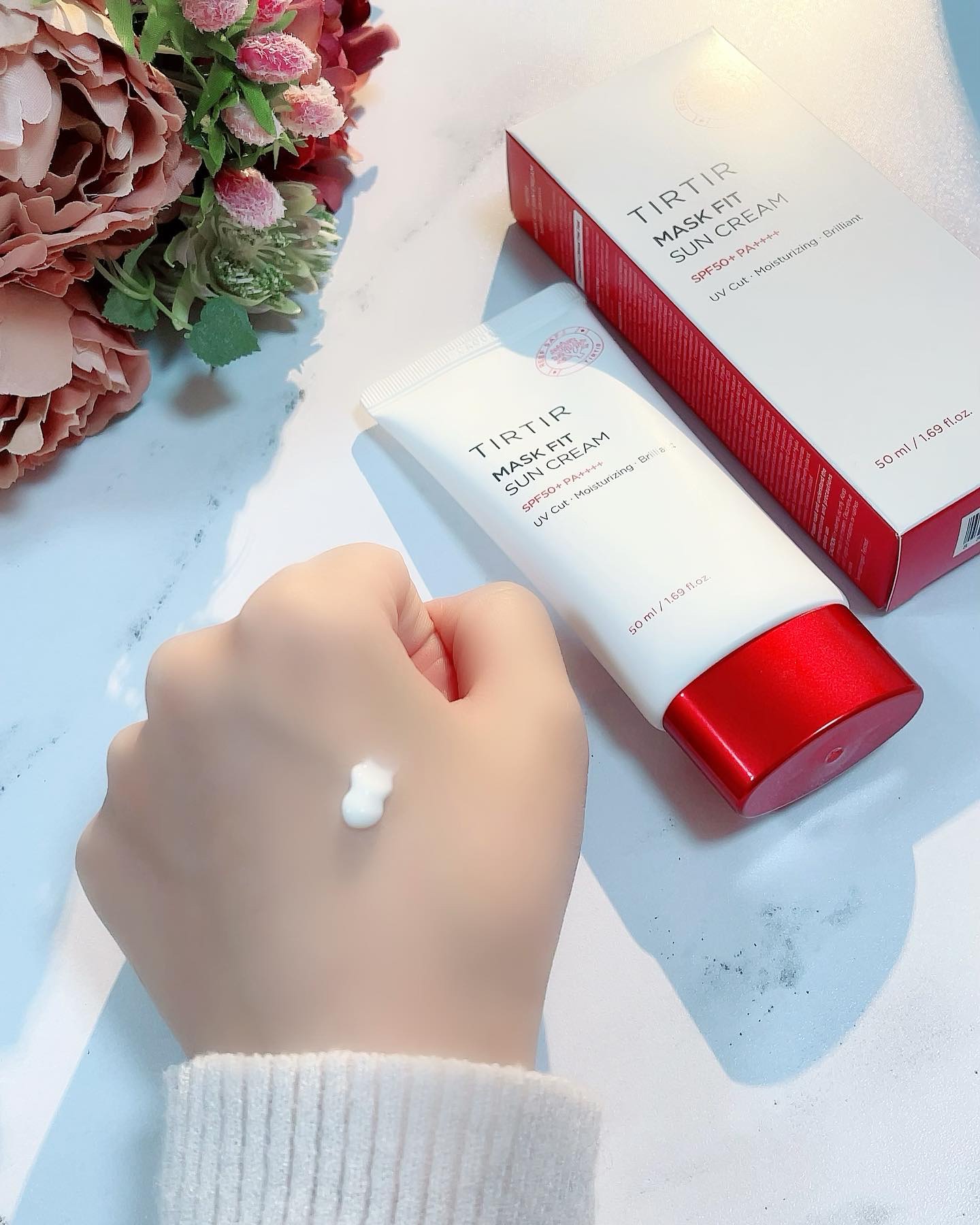 マスクフィットサンクリーム/TIRTIR(ティルティル)/日焼け止めクリームを使ったクチコミ（3枚目）