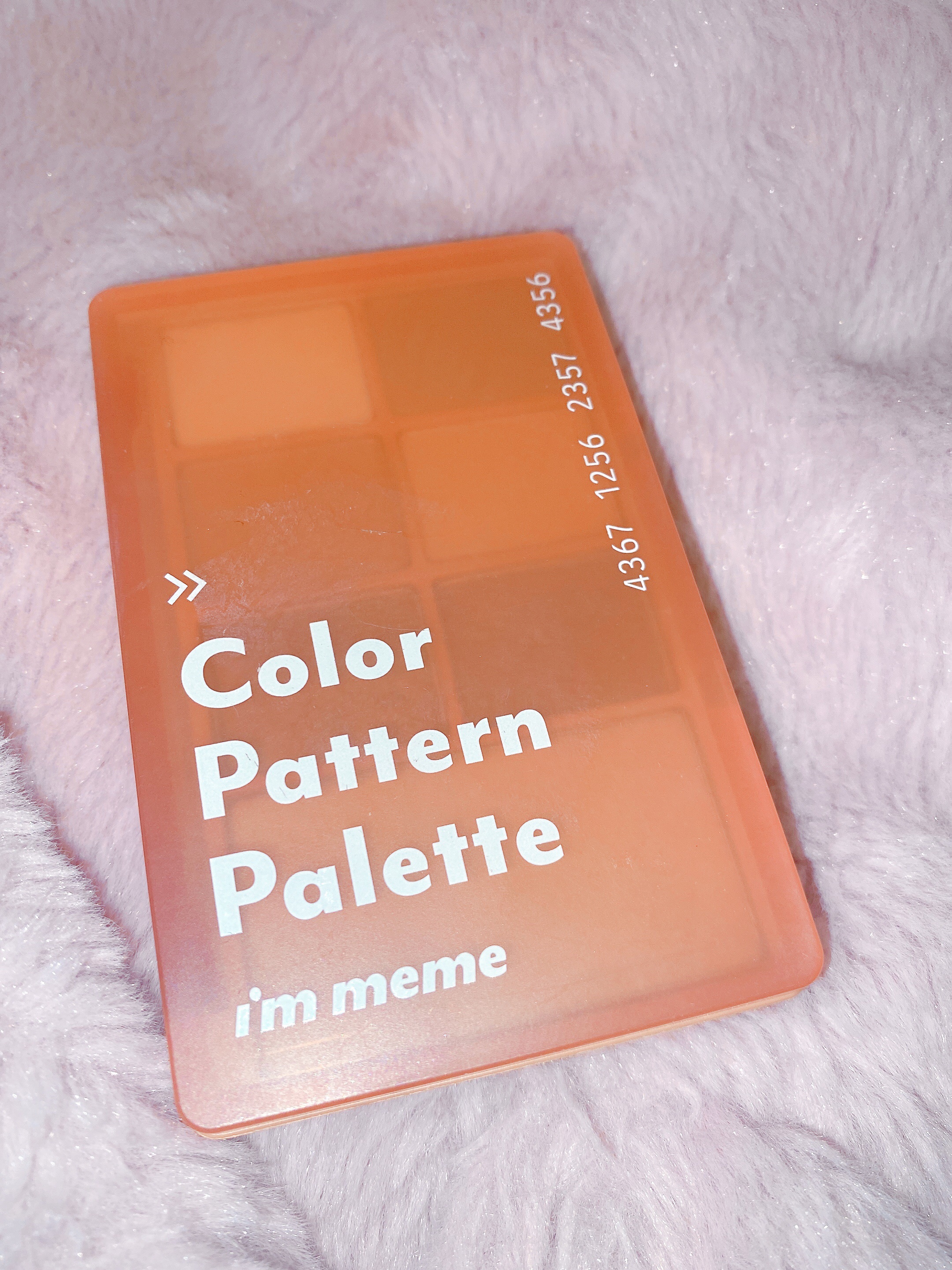 カラーパターンパレット/i’m meme/マルチパレットを使ったクチコミ（1枚目）