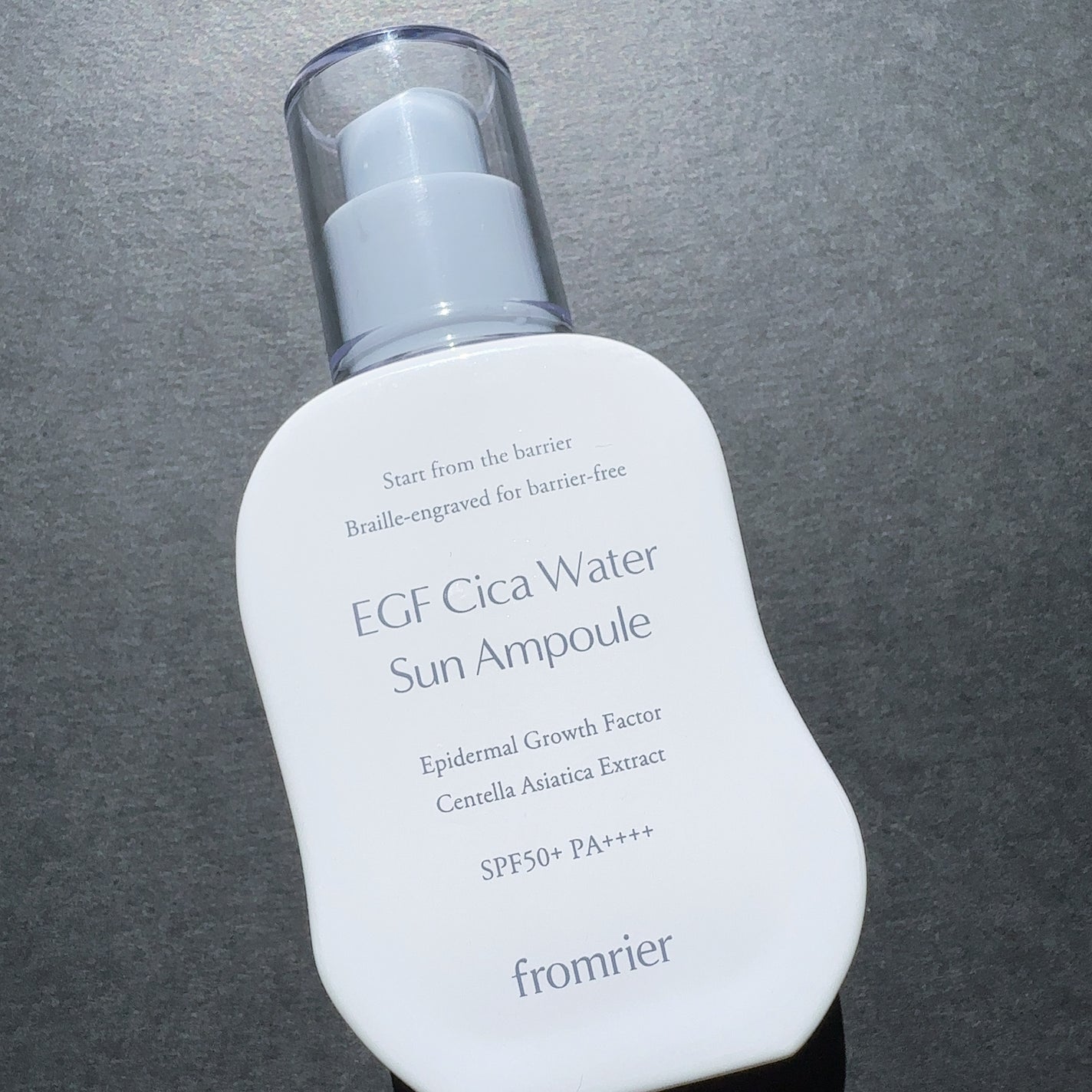 EGFシカウォーターサンアンプル/fromrier/日焼け止めローションを使ったクチコミ(1枚目)