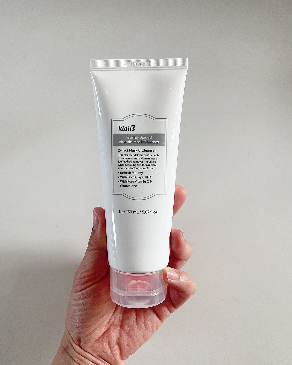 ヒアルビタグルパッククレンザー/Klairs/洗顔フォームを使ったクチコミ（2枚目）