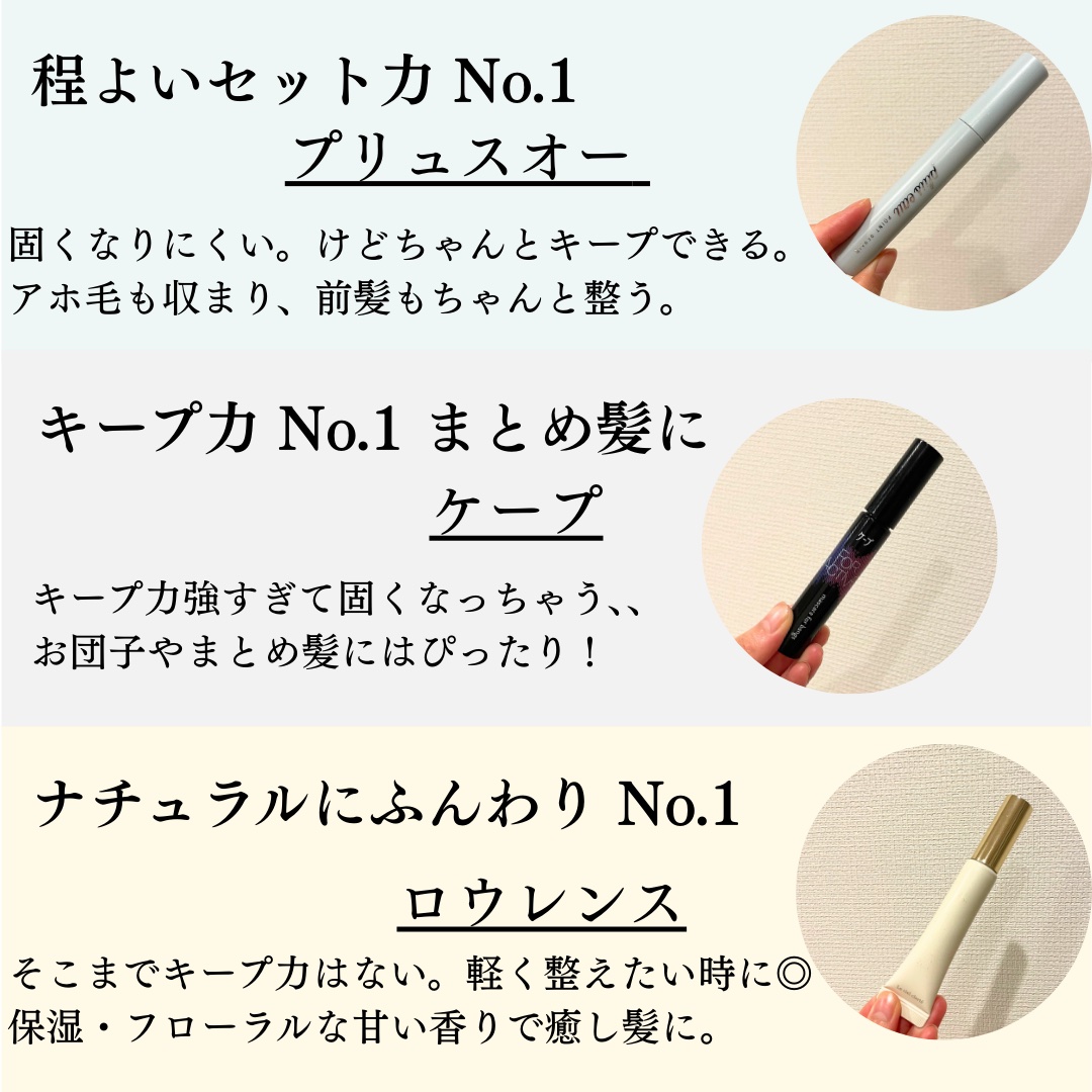 ポイントリペア/plus eau/ヘアジェルを使ったクチコミ（3枚目）