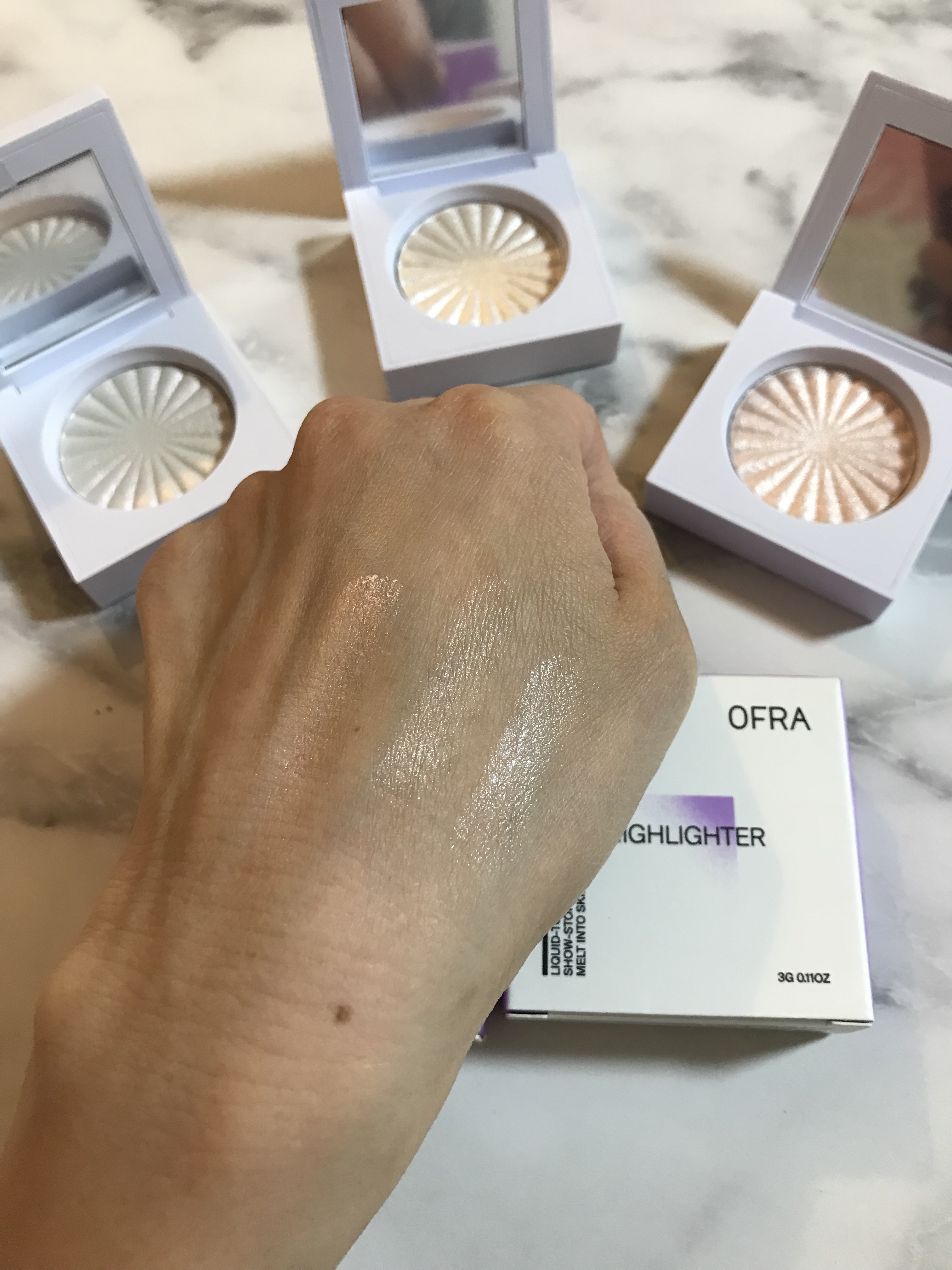 OFRA mini Highlighter/Ofra Cosmetics/パウダーハイライトを使ったクチコミ（3枚目）