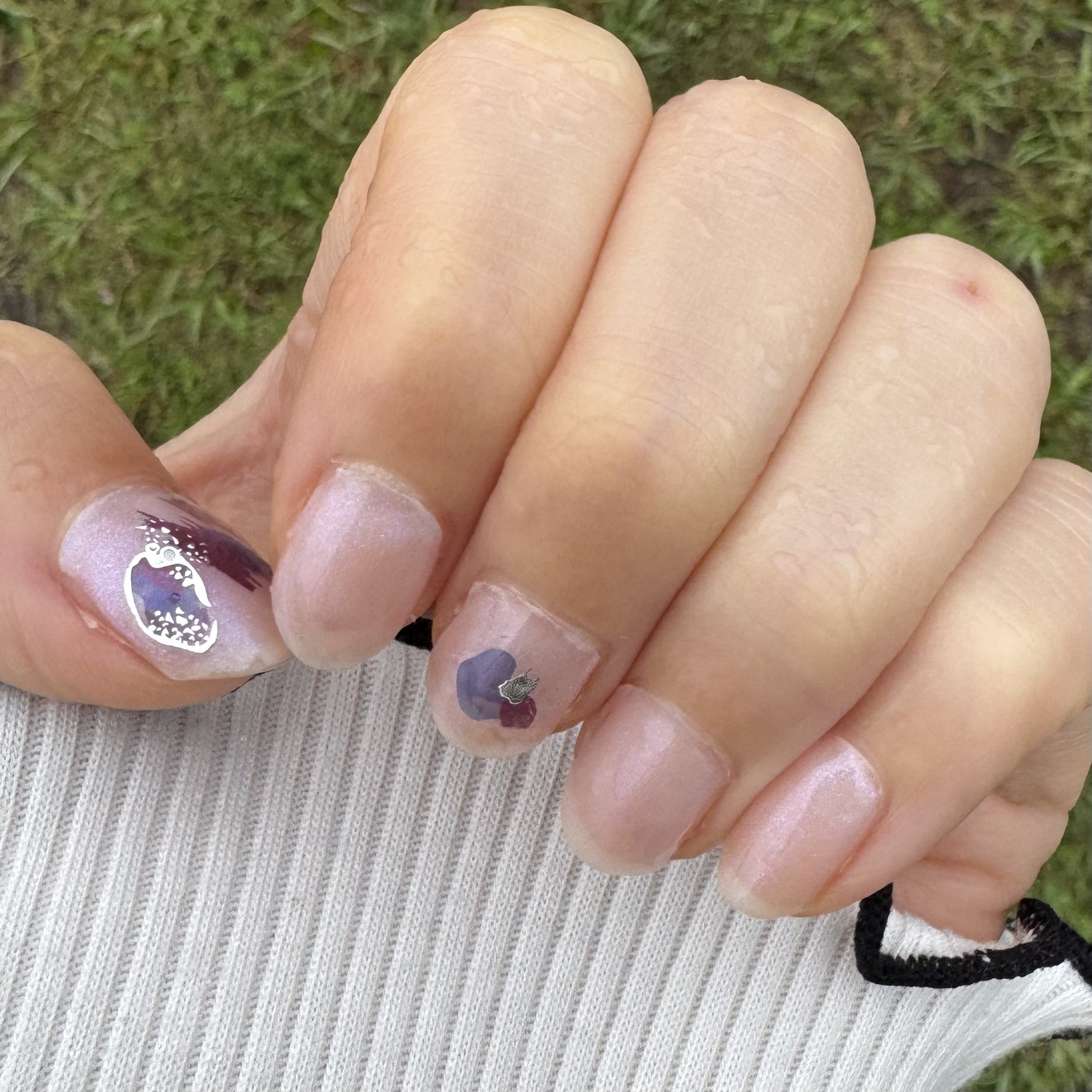 ネイルシール/セリア/ネイルシールを使ったクチコミ（1枚目）