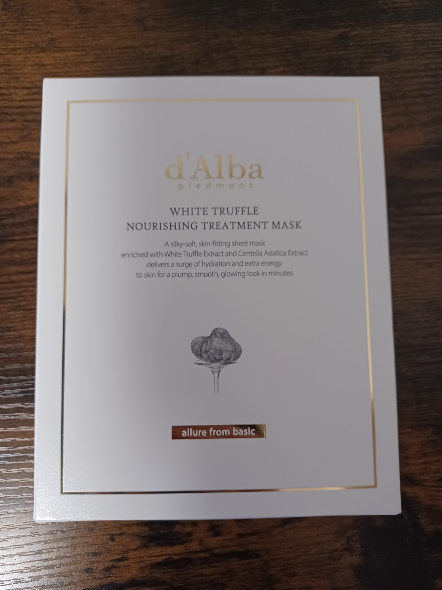 ホワイトトリュフナリシングトリートメントマスク/ダルバ/シートマスク・パックを使ったクチコミ（2枚目）