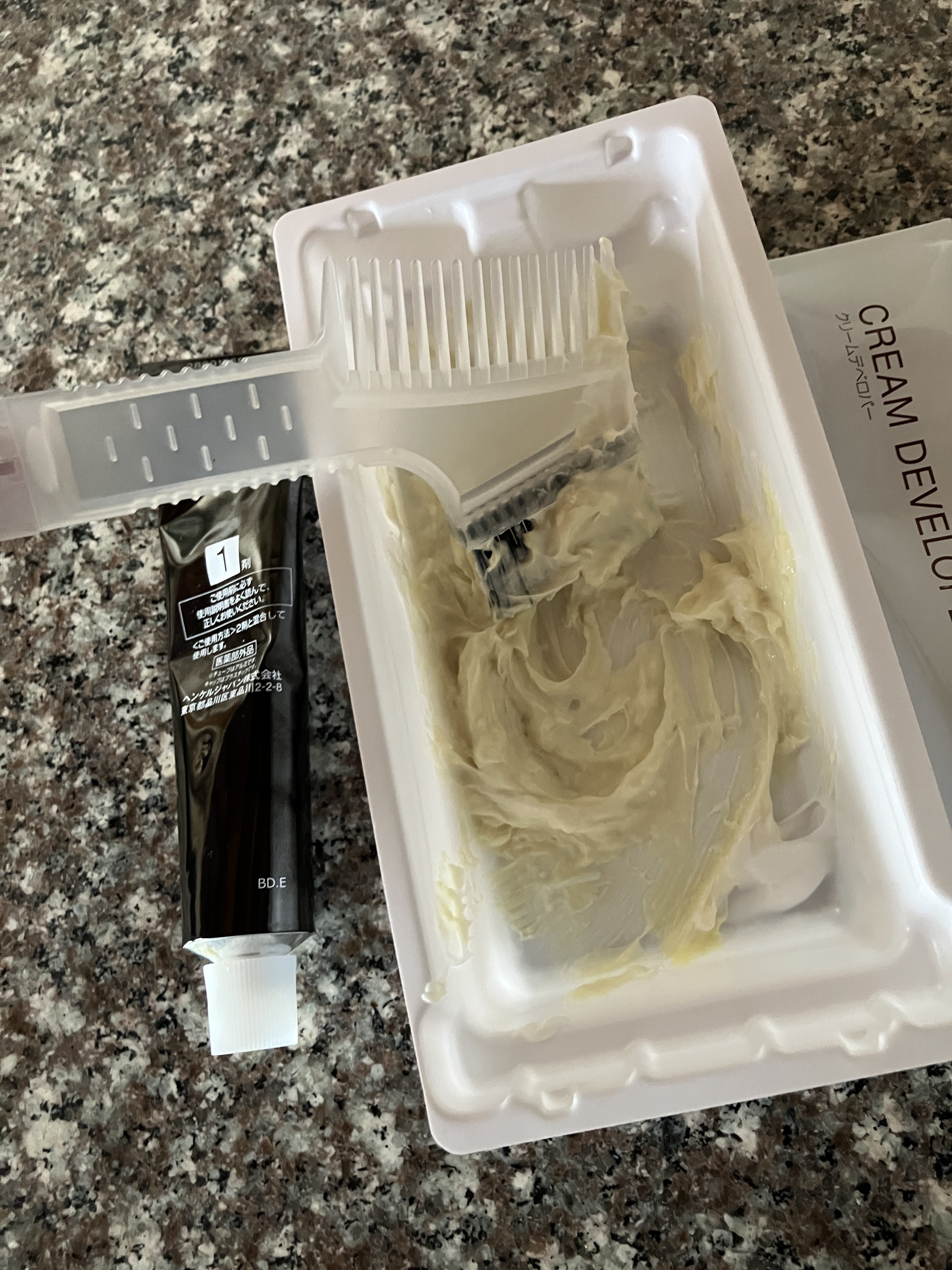 クレイクリーム/サイオス/ヘアカラーを使ったクチコミ（3枚目）