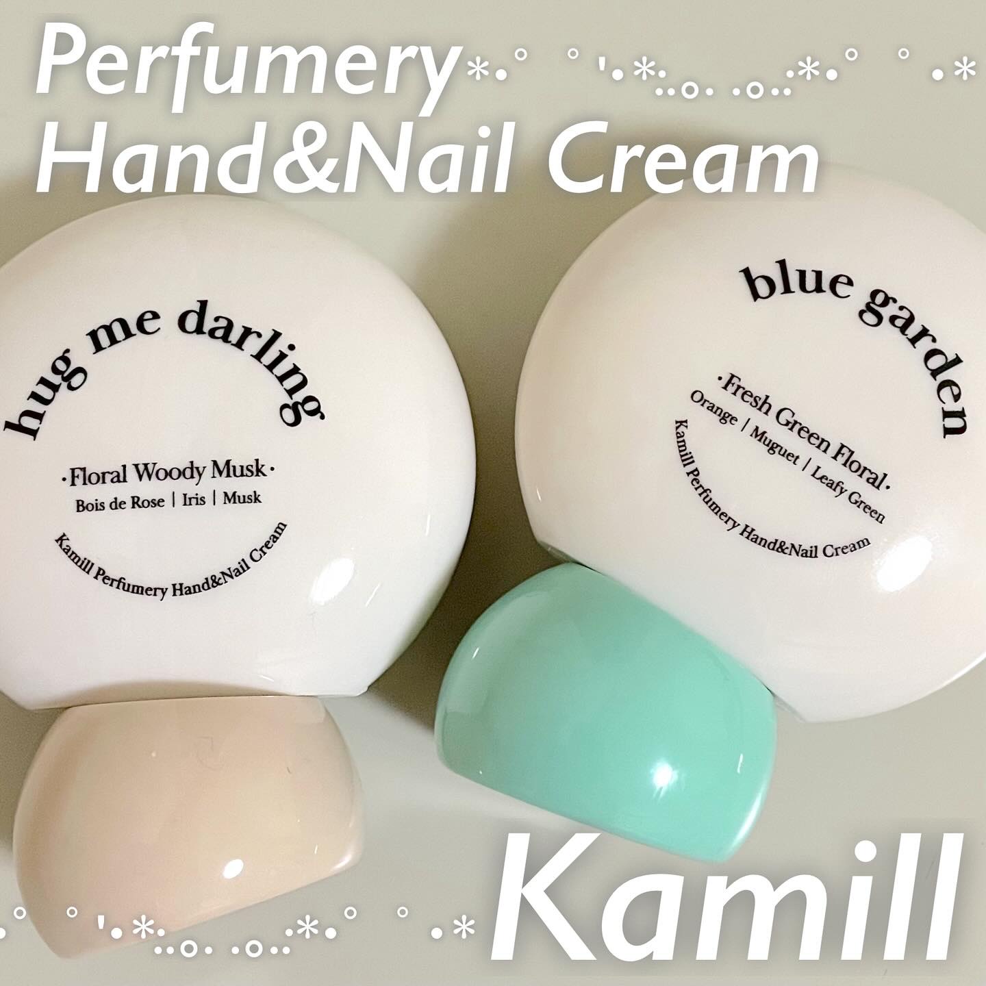 パフューマリー ハンド＆ネイルクリーム ブルーガーデン 50ml/カミール/ハンドクリームを使ったクチコミ（1枚目）