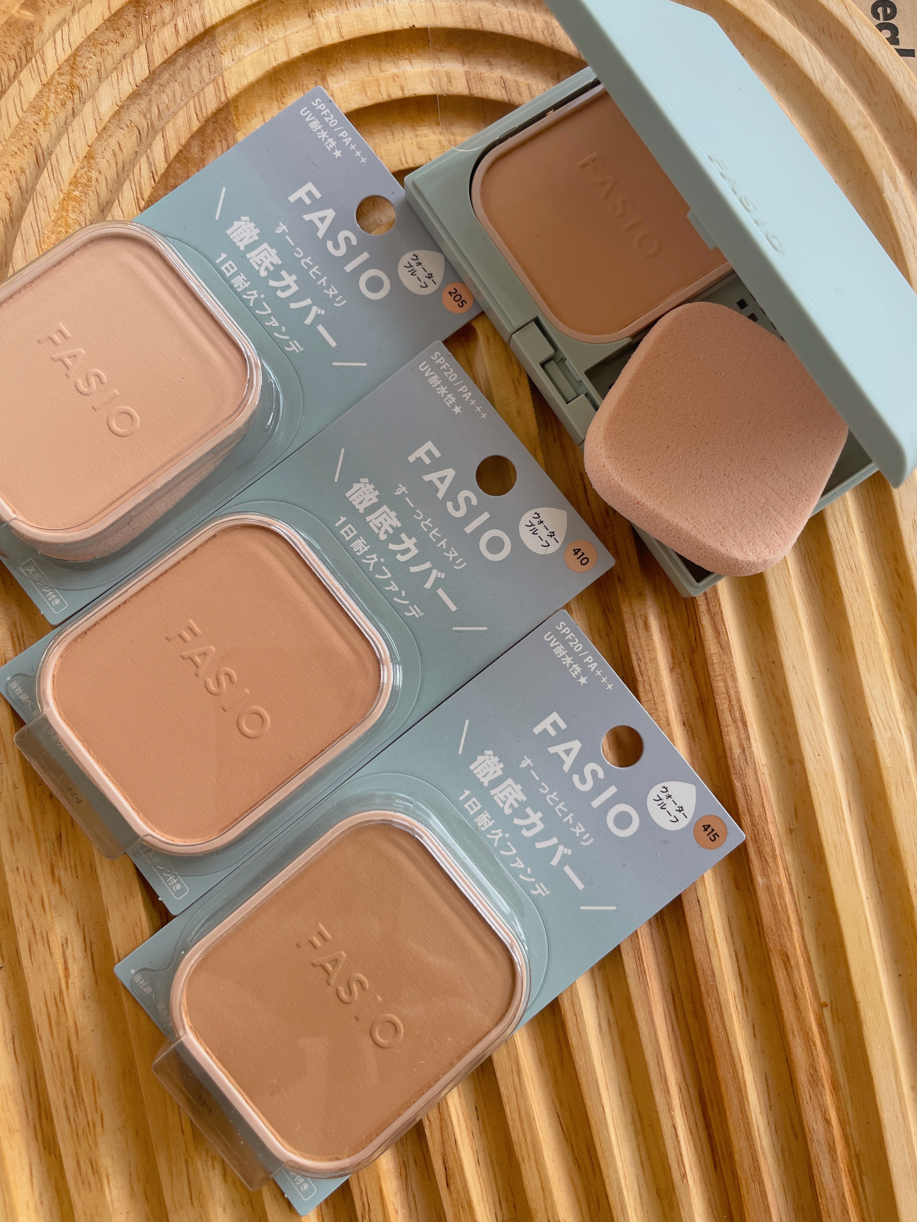 ヒトヌリカバー 耐久ファンデーション/FASIO/パウダーファンデーションを使ったクチコミ（3枚目）