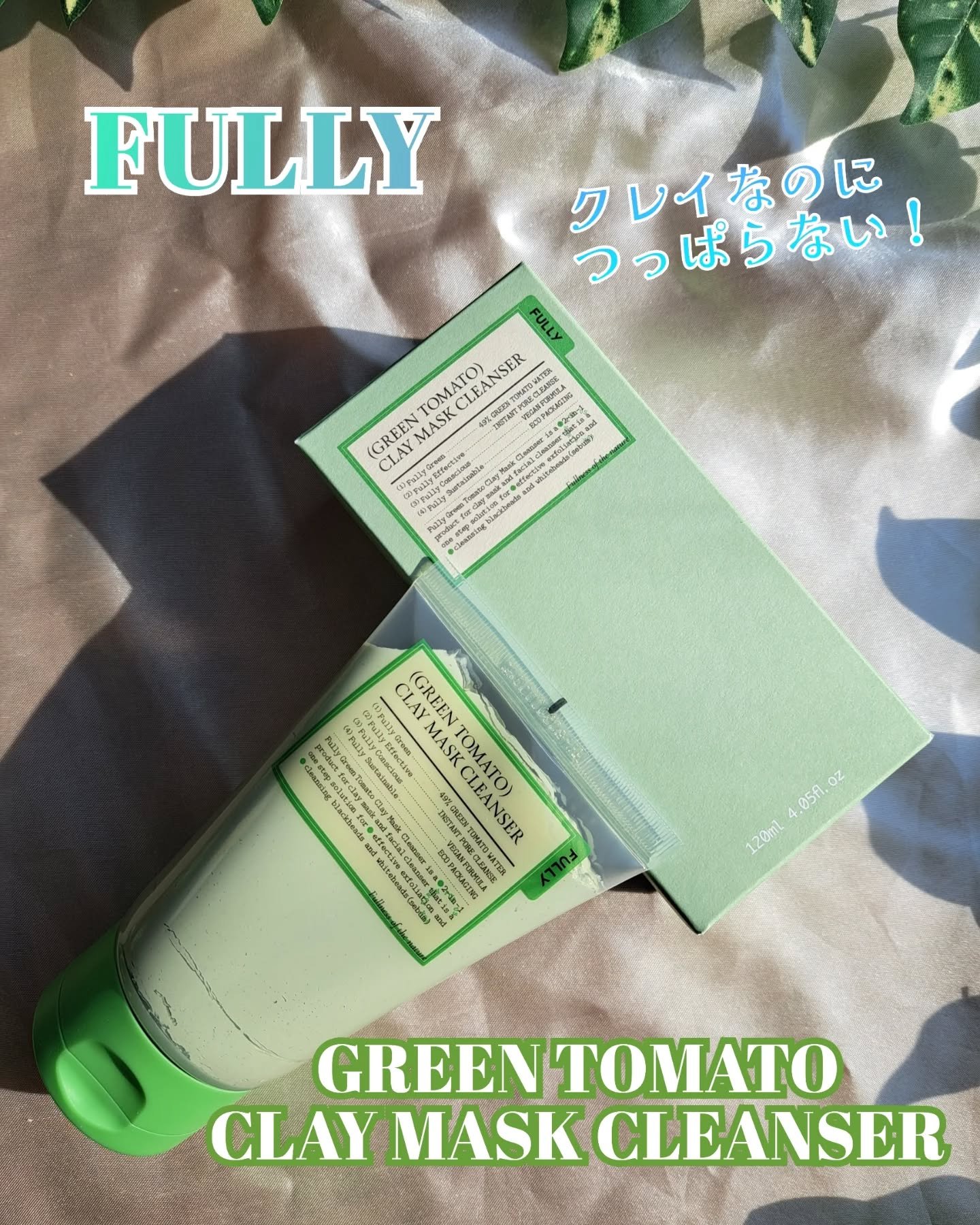 グリーントマトクレイマスククレンザー/FULLY/洗い流すパック・マスクを使ったクチコミ（1枚目）