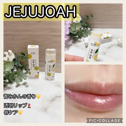 NATURAL ORGANIC MOISTURE LIP BALM/JEJUJOAH/リップバームを使ったクチコミ(5枚目)