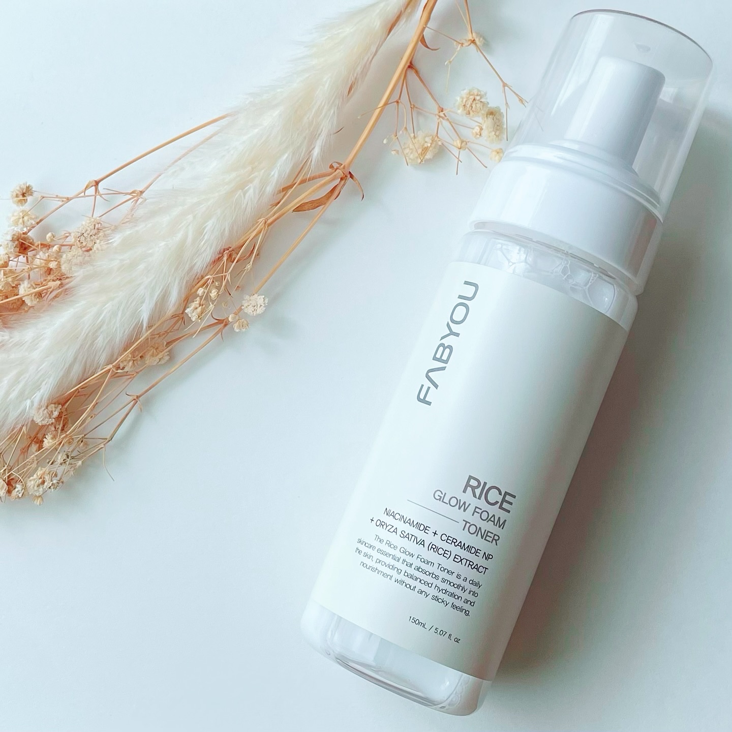 ライス グロウ フォームトナー/FABYOU/化粧水を使ったクチコミ（2枚目）