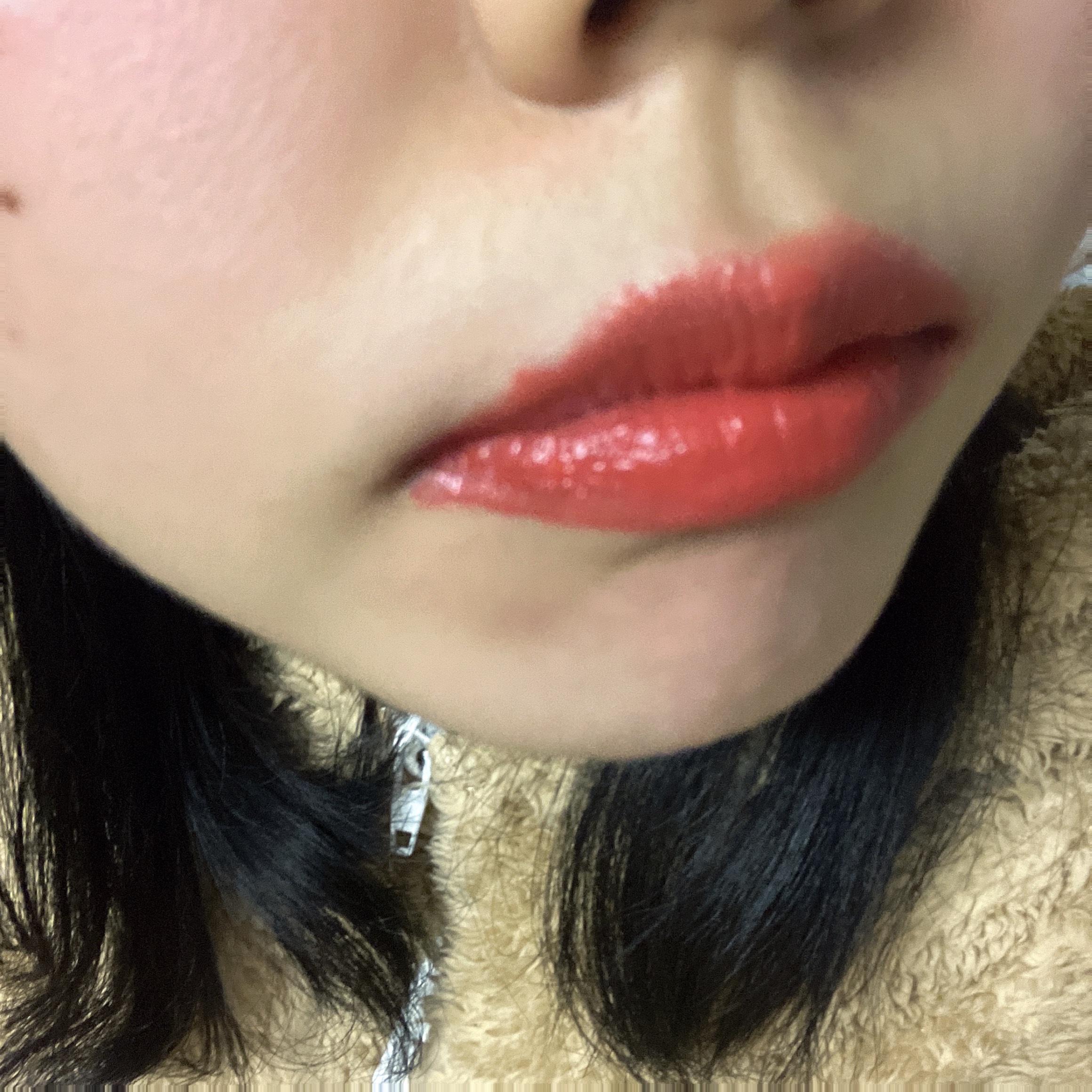 ラスティング リップカラーN/CEZANNE/口紅を使ったクチコミ（2枚目）