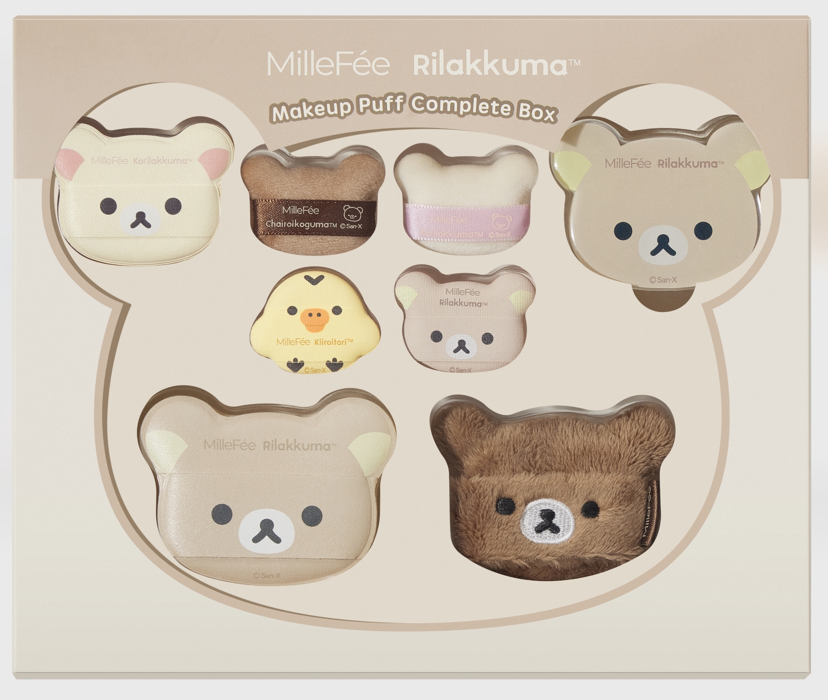 MilleFée リラックマパフシリーズ コンプリートBOX