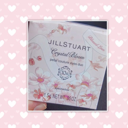 ジルスチュアート クリスタルブルーム ペタルクチュールアイズ デュオ/JILL STUART/アイシャドウパレットを使ったクチコミ(1枚目)