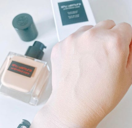 アンリミテッド ケア ツヤ セラム ファンデーション/shu uemura/リキッドファンデーションを使ったクチコミ(4枚目)