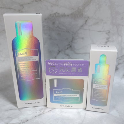 フレッシュリージュースドビタミンドロップ(35ml)/Klairs/美容液を使ったクチコミ(8枚目)