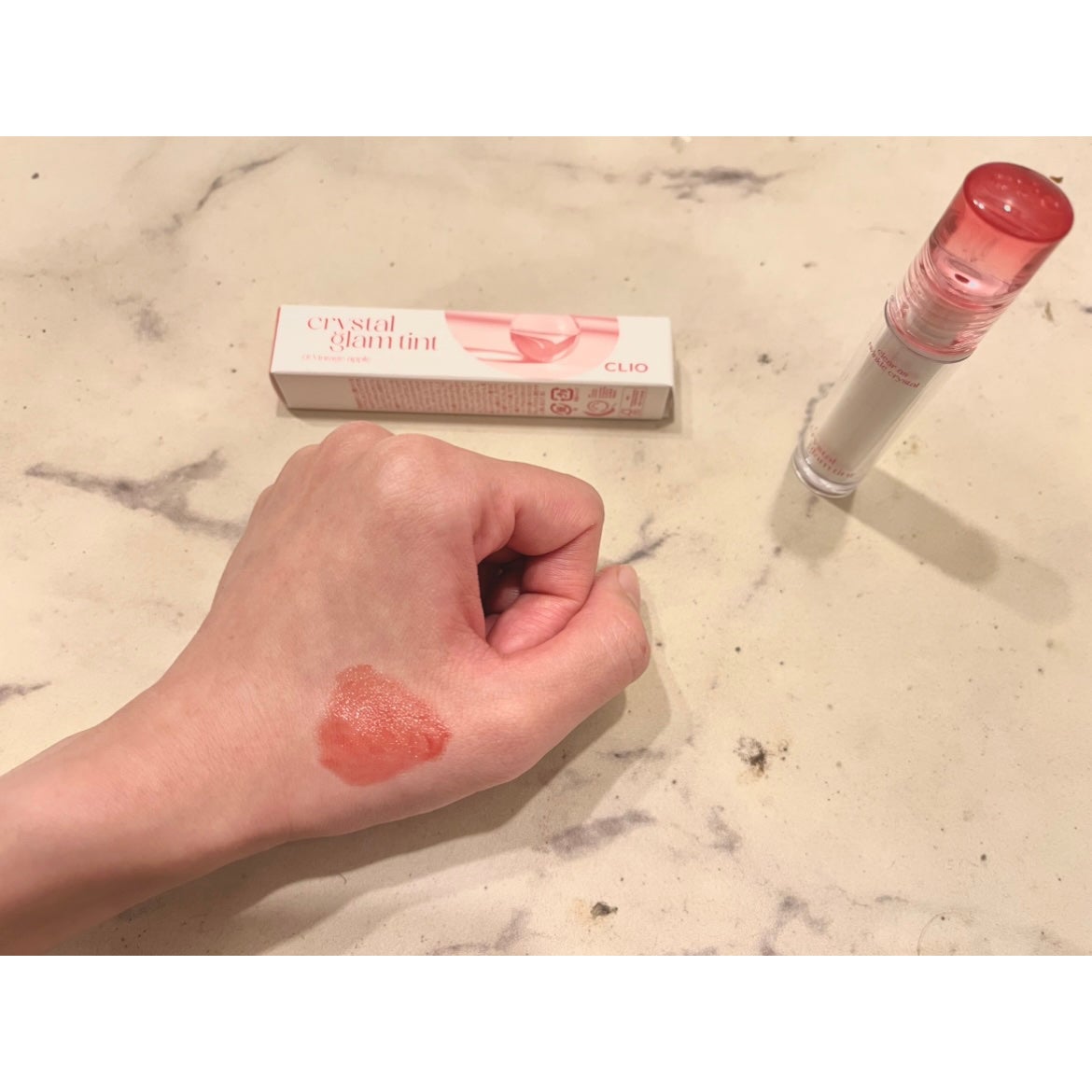 クリスタル グラム ティント/CLIO/リップティントを使ったクチコミ(2枚目)