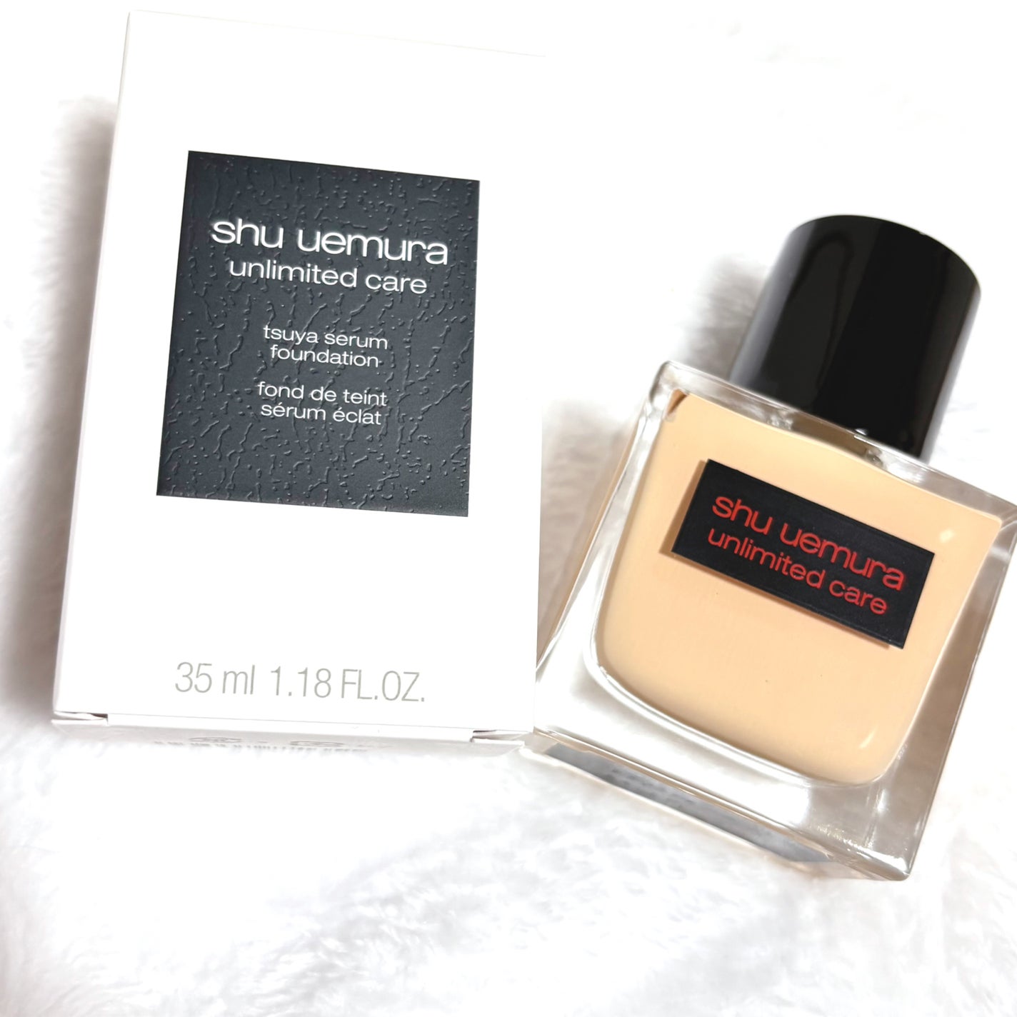 アンリミテッド ケア ツヤ セラム ファンデーション/shu uemura/リキッドファンデーションを使ったクチコミ(1枚目)