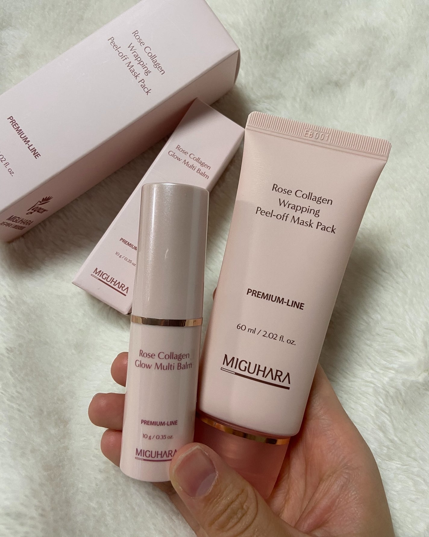 ローズコラーゲン グローマルチバーム/MIGUHARA/フェイスバームを使ったクチコミ(3枚目)