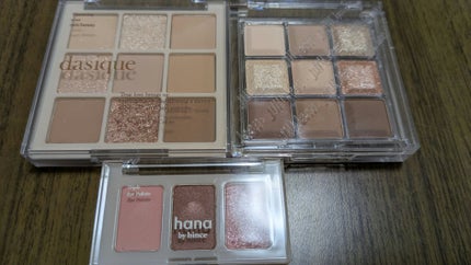 トリプルアイパレット/hana by hince/アイシャドウパレットを使ったクチコミ(3枚目)