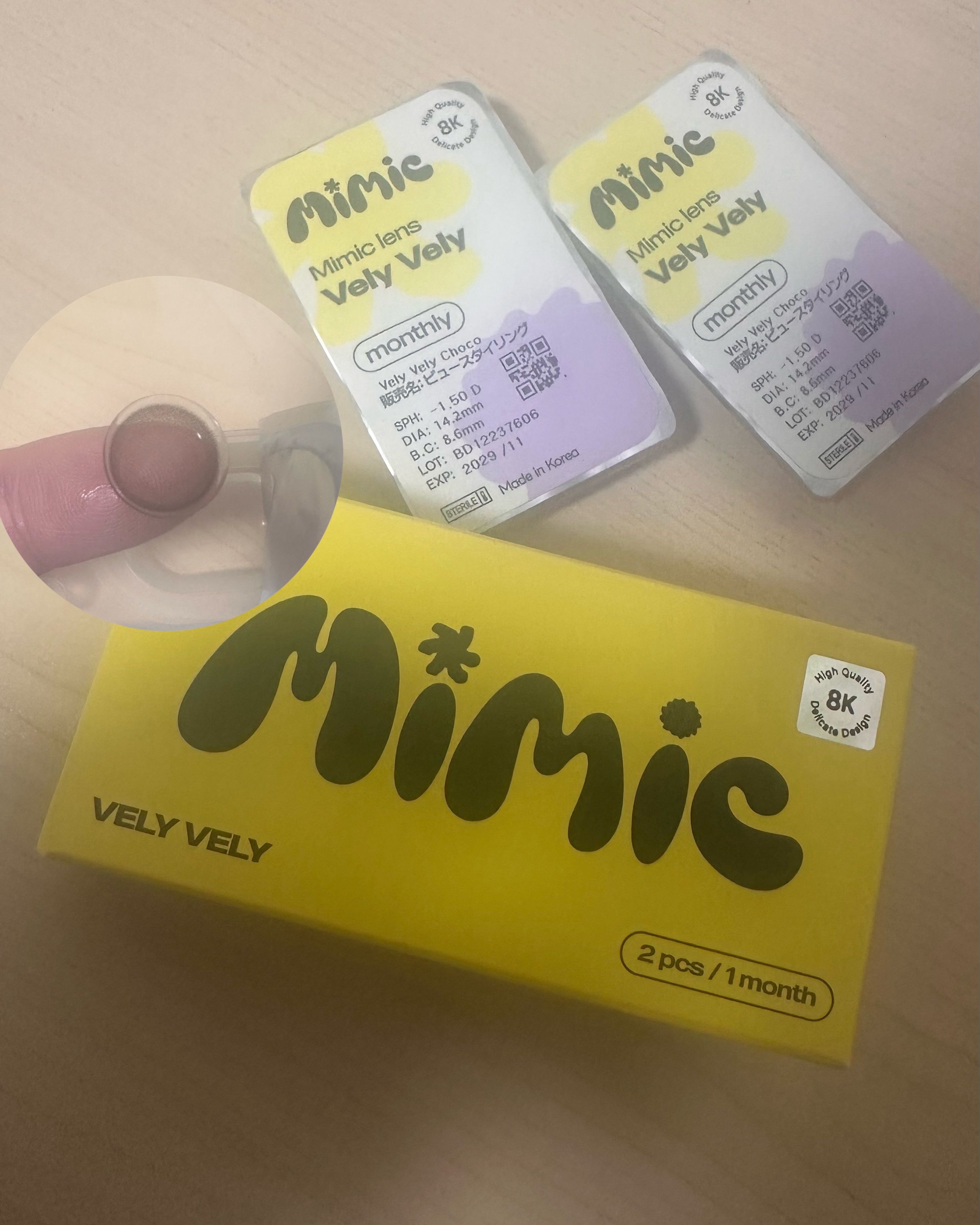 Lollipop/MIMIC LENS/１ヶ月（１MONTH）カラコンを使ったクチコミ（1枚目）