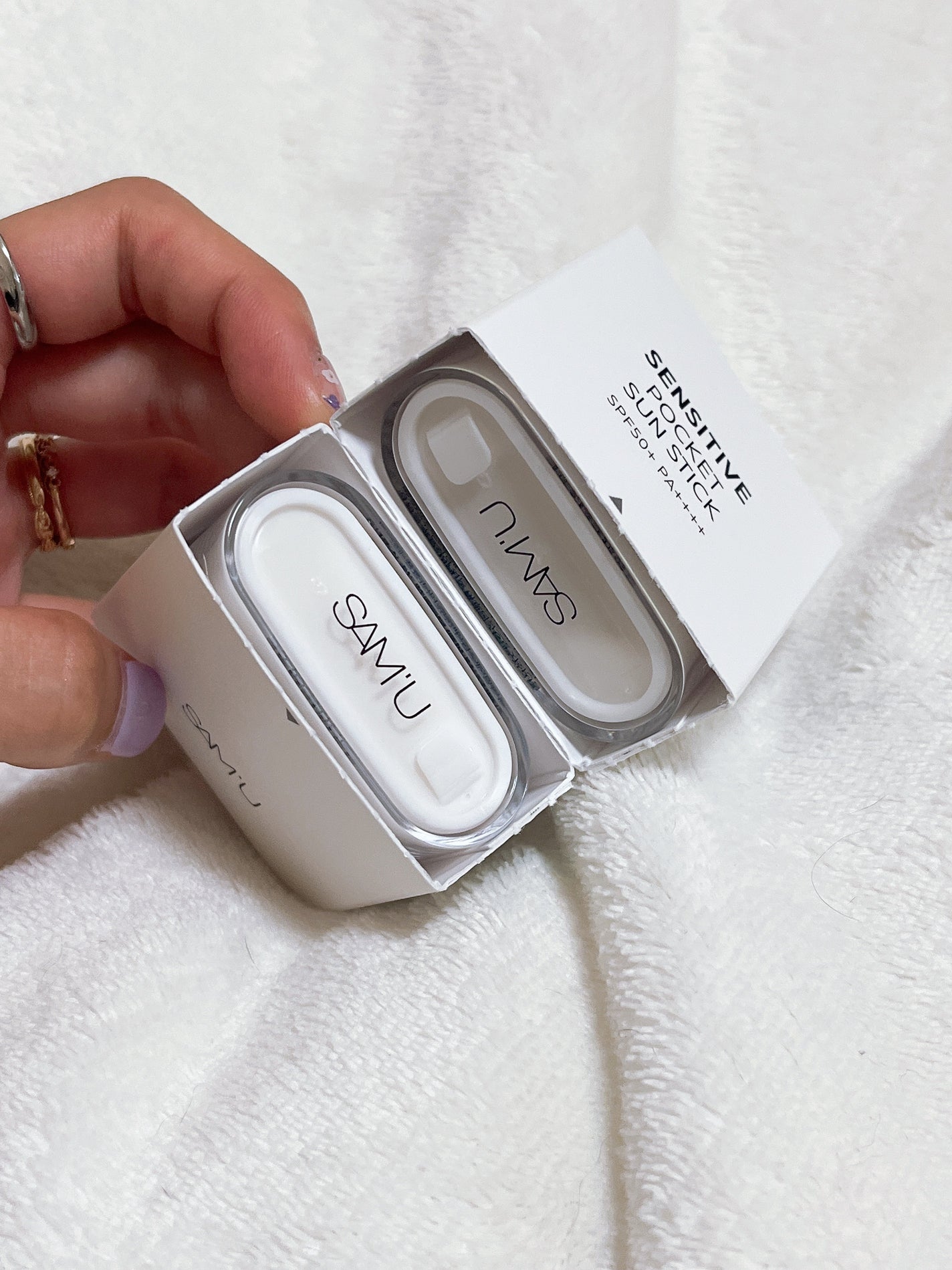 センシティブポケットサンスティック/SAM'U/日焼け止めスティックを使ったクチコミ(1枚目)