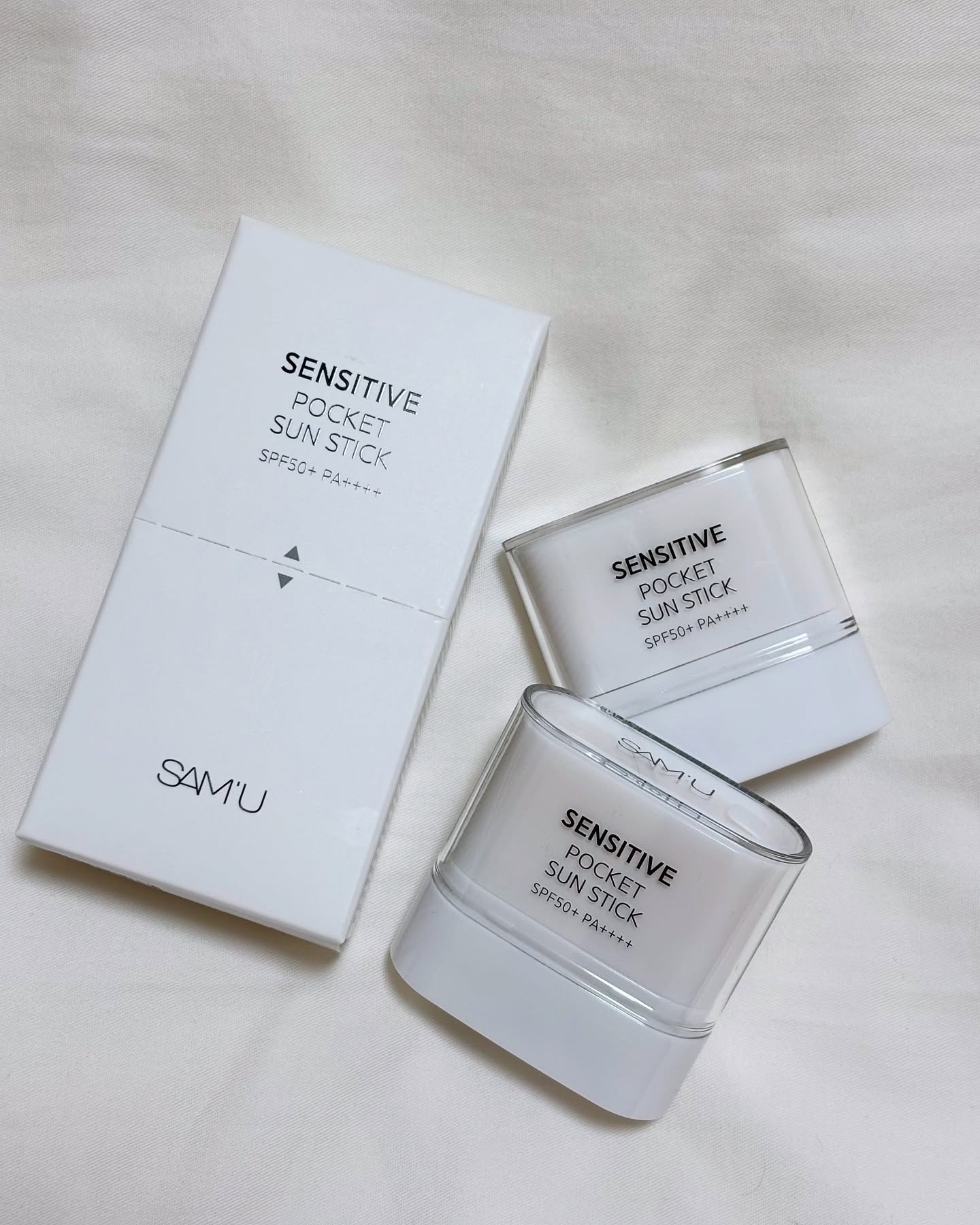 センシティブポケットサンスティック/SAM'U/日焼け止めスティックを使ったクチコミ（1枚目）