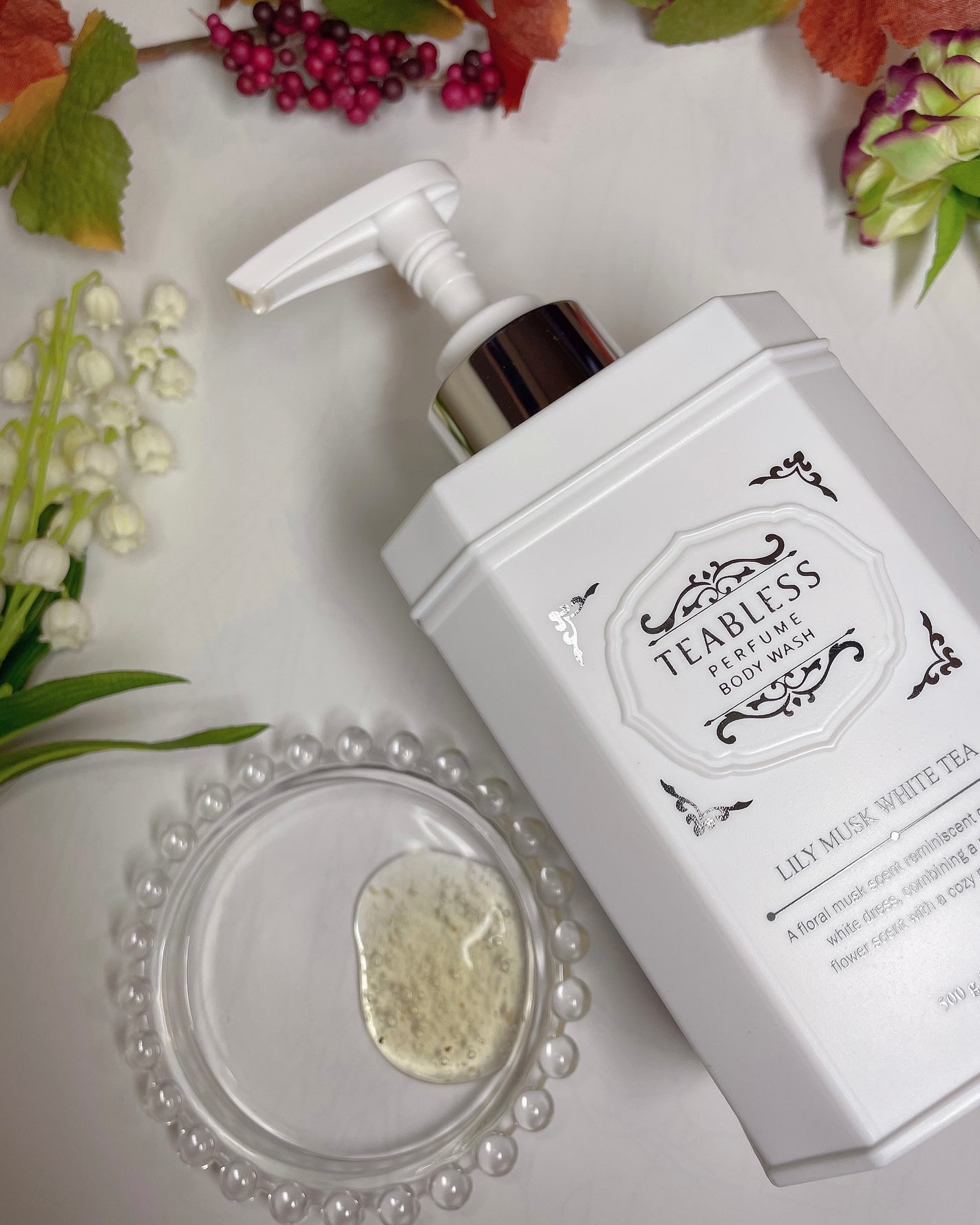 パフュームボディソープ リリィムスクホワイトティー/TEABLESS/ボディソープを使ったクチコミ(2枚目)