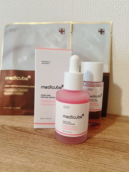 PDRNピンクアンプル PDRN 10,000ppm配合/MEDICUBE/美容液を使ったクチコミ(1枚目)