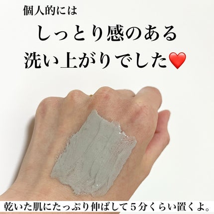 バーニッシュクレイパック 森林/PICALAY/洗い流すパック・マスクを使ったクチコミ(3枚目)