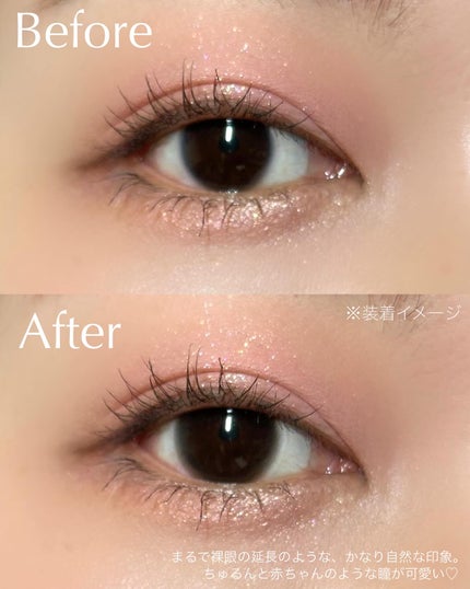 Chu's me TORIC 1day/Chu's me/ワンデー(1DAY)カラコンを使ったクチコミ(4枚目)