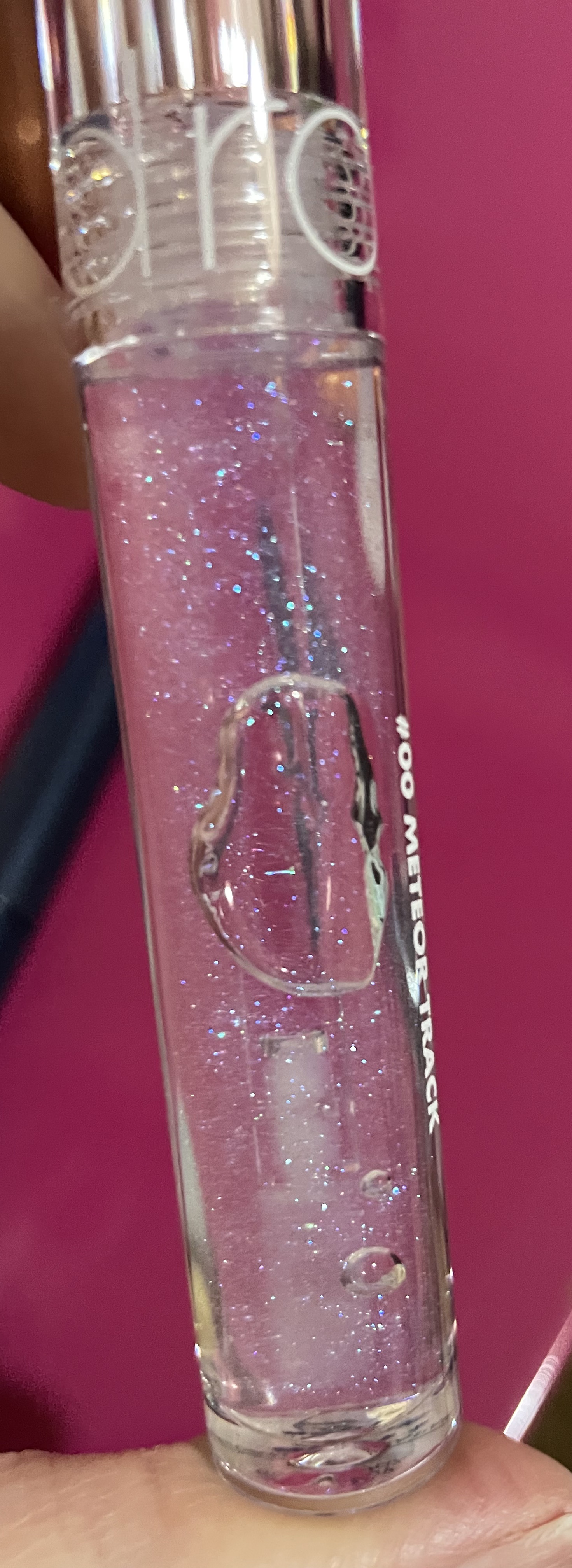 グラスティングウォーターグロス 00 メテオ・トラック/rom&nd/リップグロスを使ったクチコミ（2枚目）