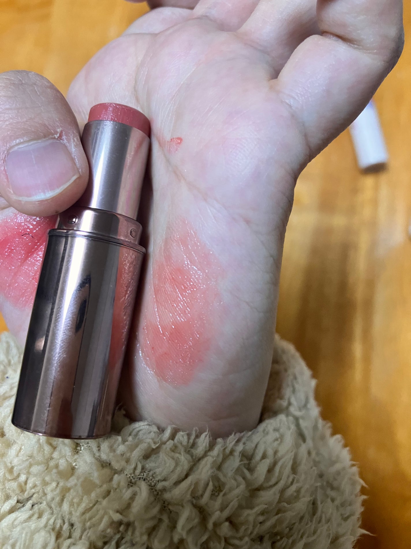 ステイオンバームルージュ/キャンメイク/口紅を使ったクチコミ(3枚目)