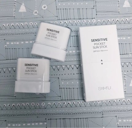 センシティブポケットサンスティック/SAM'U/日焼け止めスティックを使ったクチコミ(1枚目)
