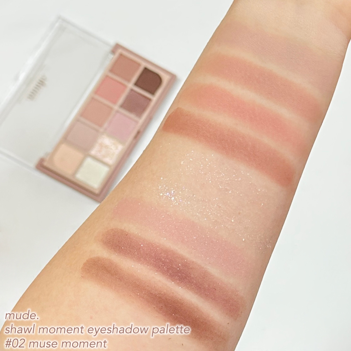 MDショールモーメント アイシャドウパレット/mude/アイシャドウパレットを使ったクチコミ（2枚目）