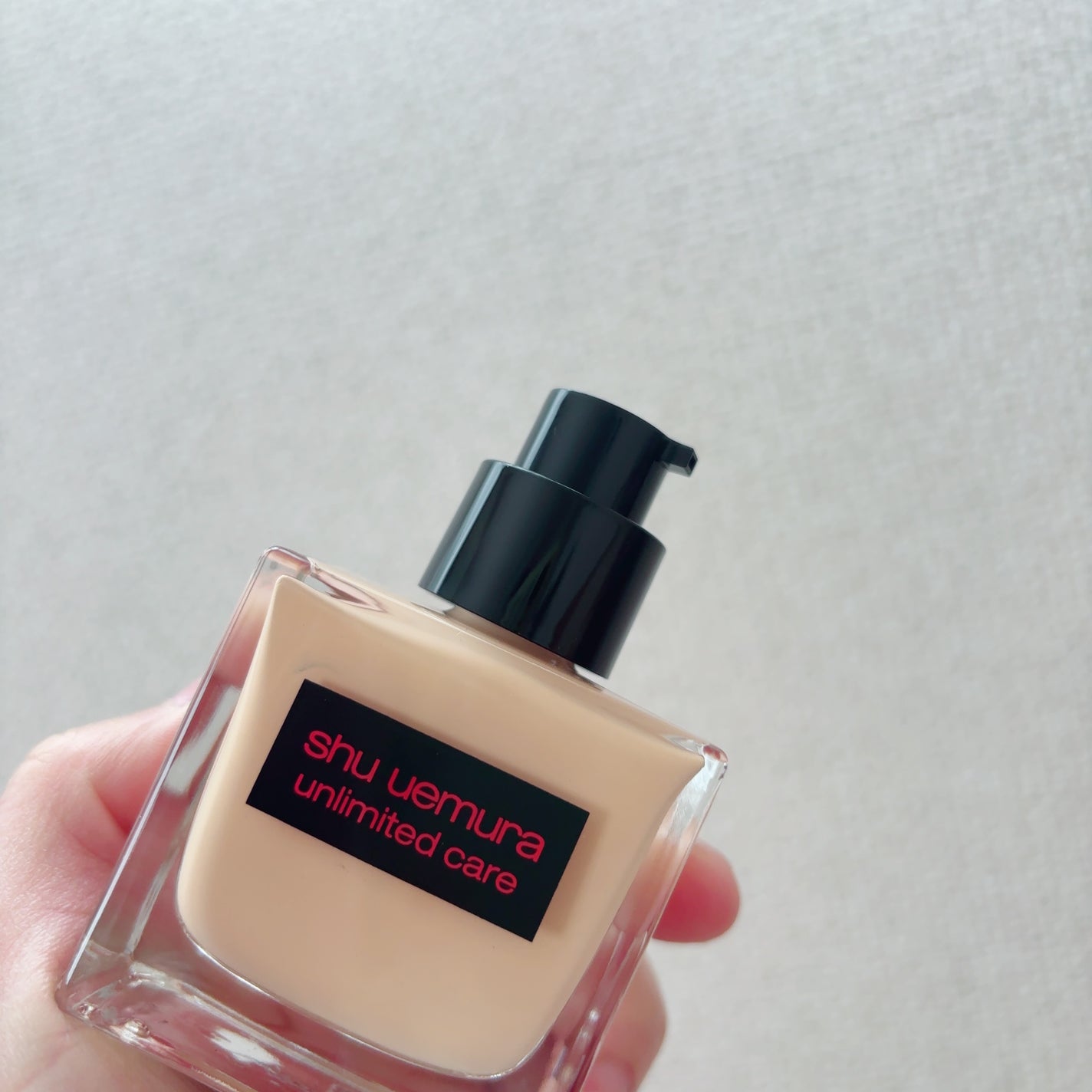 アンリミテッド ケア ツヤ セラム ファンデーション/shu uemura/リキッドファンデーションを使ったクチコミ(2枚目)