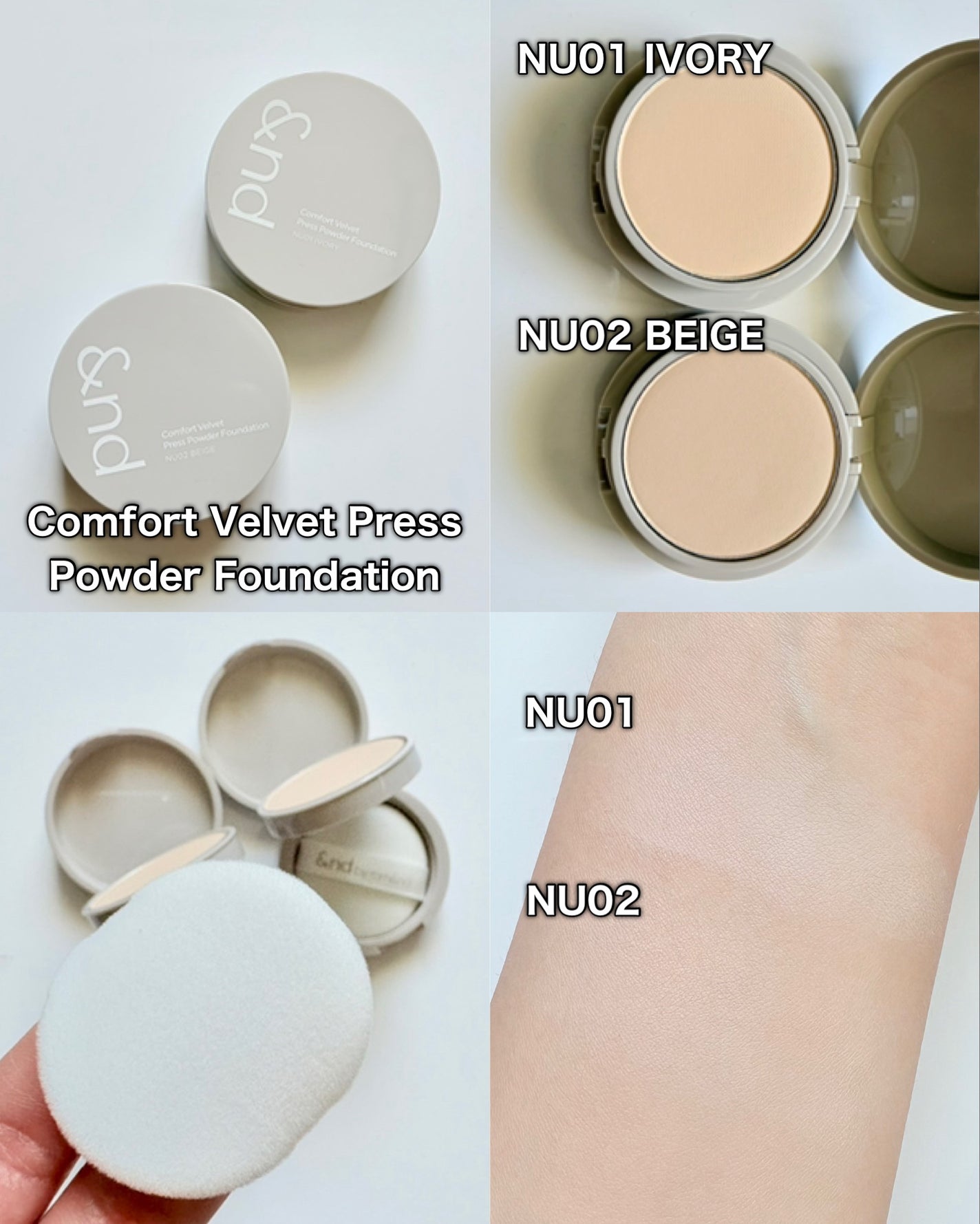 メロウスキンリキッドファンデーション/&nd by rom&nd/リキッドファンデーションを使ったクチコミ(2枚目)