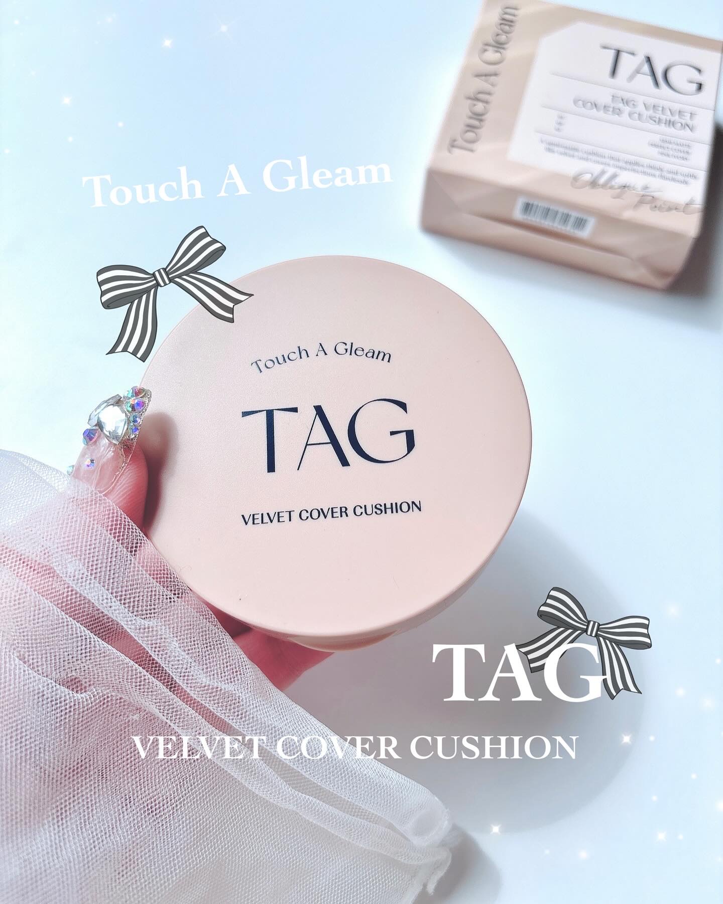 ベルベットカバークッション/TAG/クッションファンデーションを使ったクチコミ（1枚目）