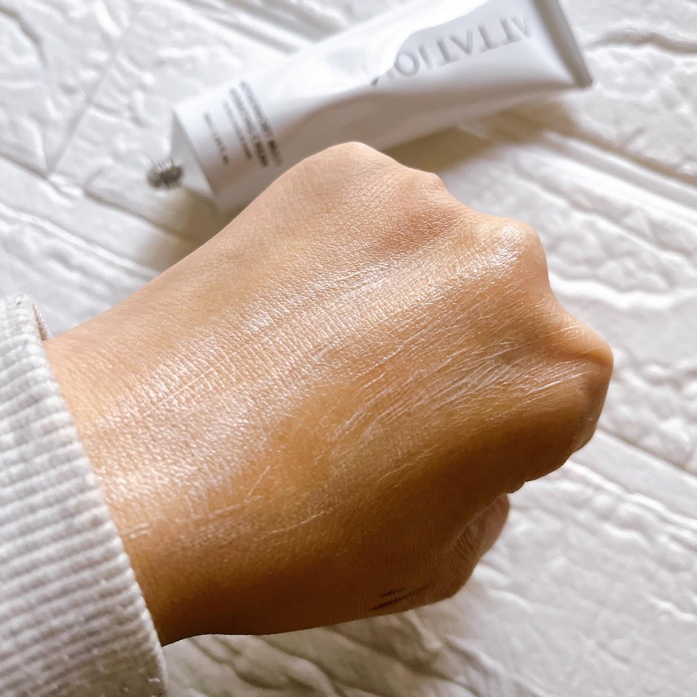 益母草パンテノールクリーム/ATTATION/ハンドクリームを使ったクチコミ(4枚目)