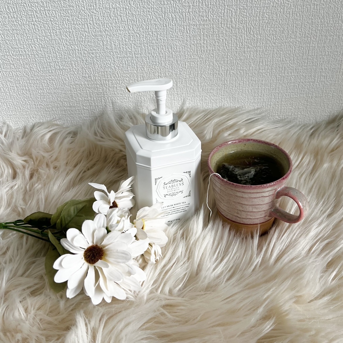 パフュームボディウォッシュ リリームスクホワイトティー/TEABLESS/ボディソープを使ったクチコミ（2枚目）