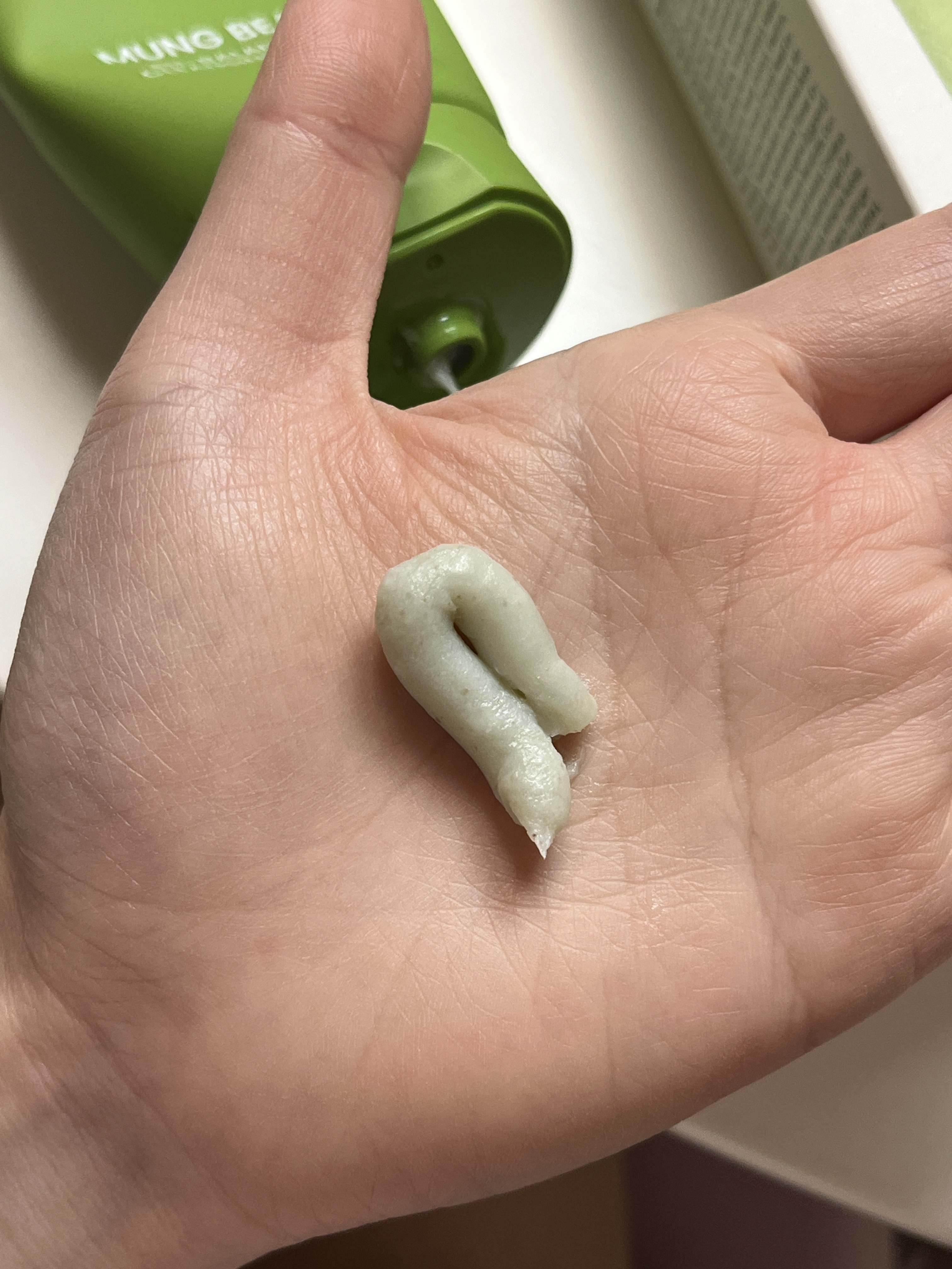 緑豆弱酸性洗顔フォーム/beplain/洗顔フォームを使ったクチコミ（2枚目）