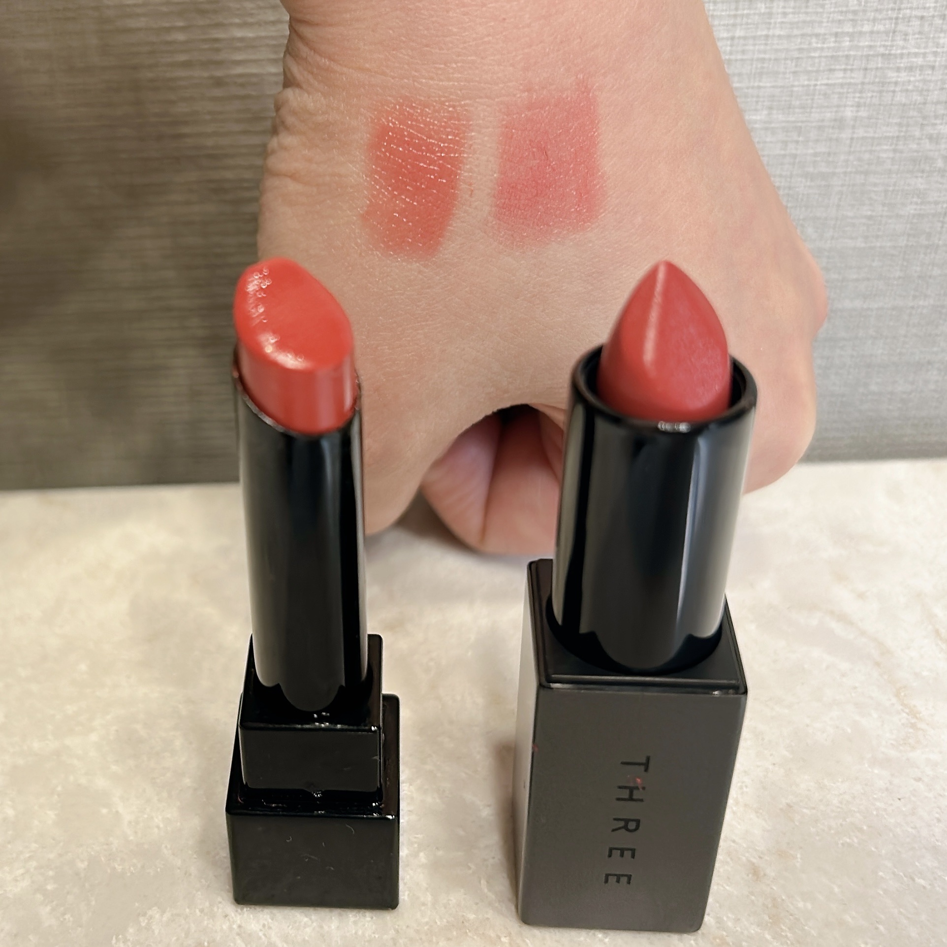 THREE ドリームオン アリューリング リップスティック/THREE/口紅を使ったクチコミ（3枚目）