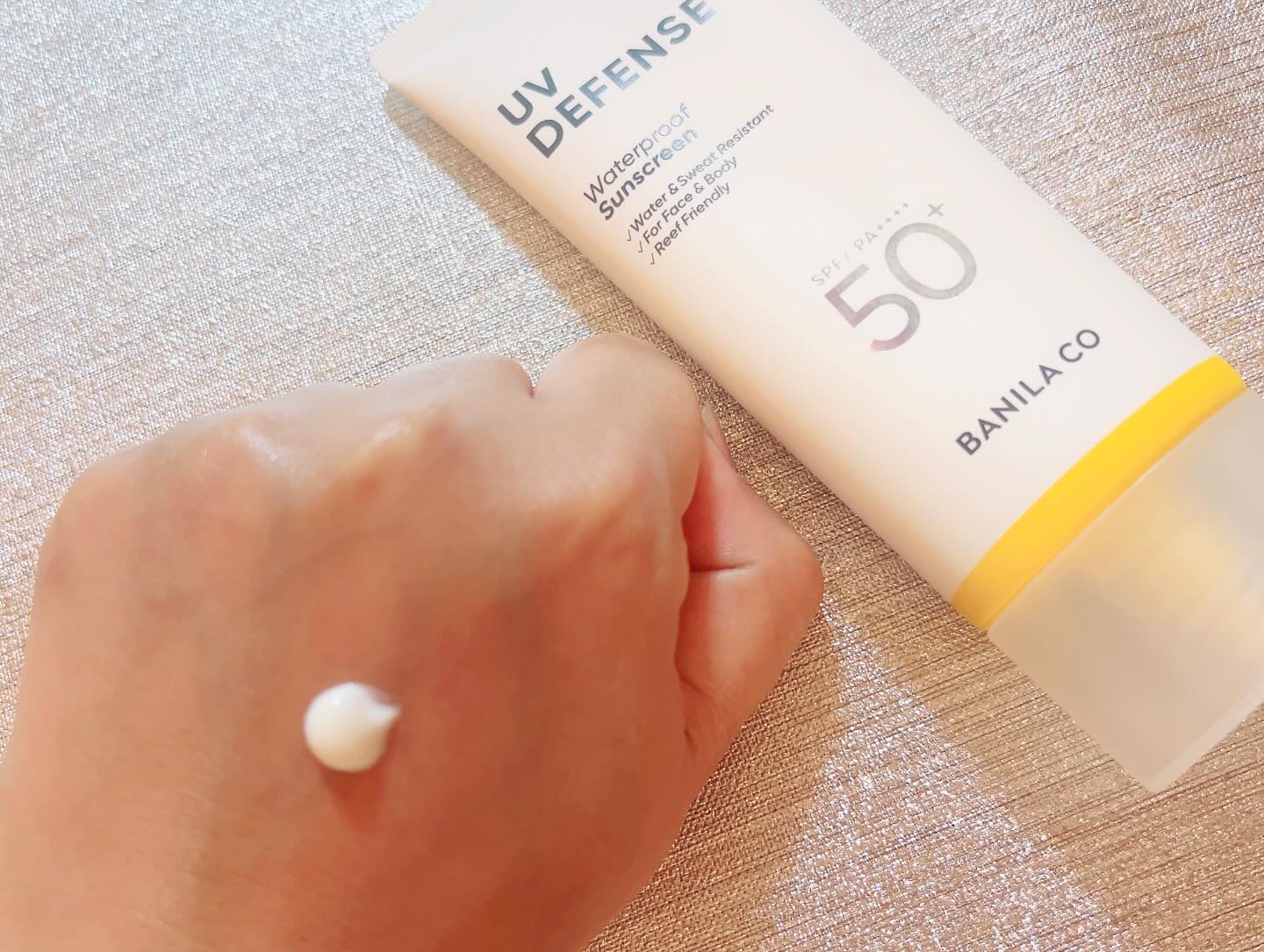 UVディフェンスウォータープルーフ日焼け止め/BANILA CO/日焼け止めローションを使ったクチコミ（2枚目）