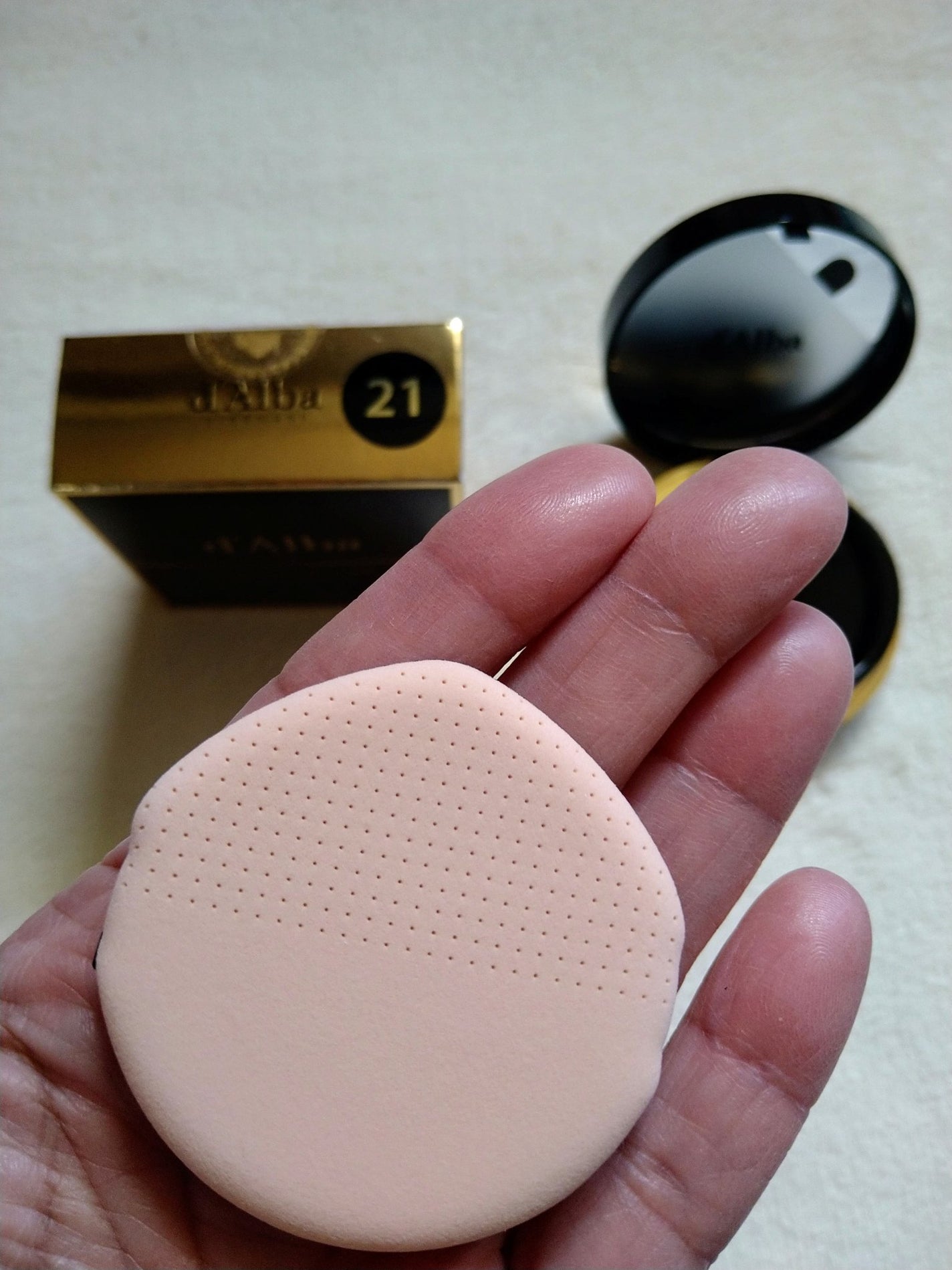 グロウフィットセラムカバークッション/ダルバ/クッションファンデーションを使ったクチコミ(3枚目)