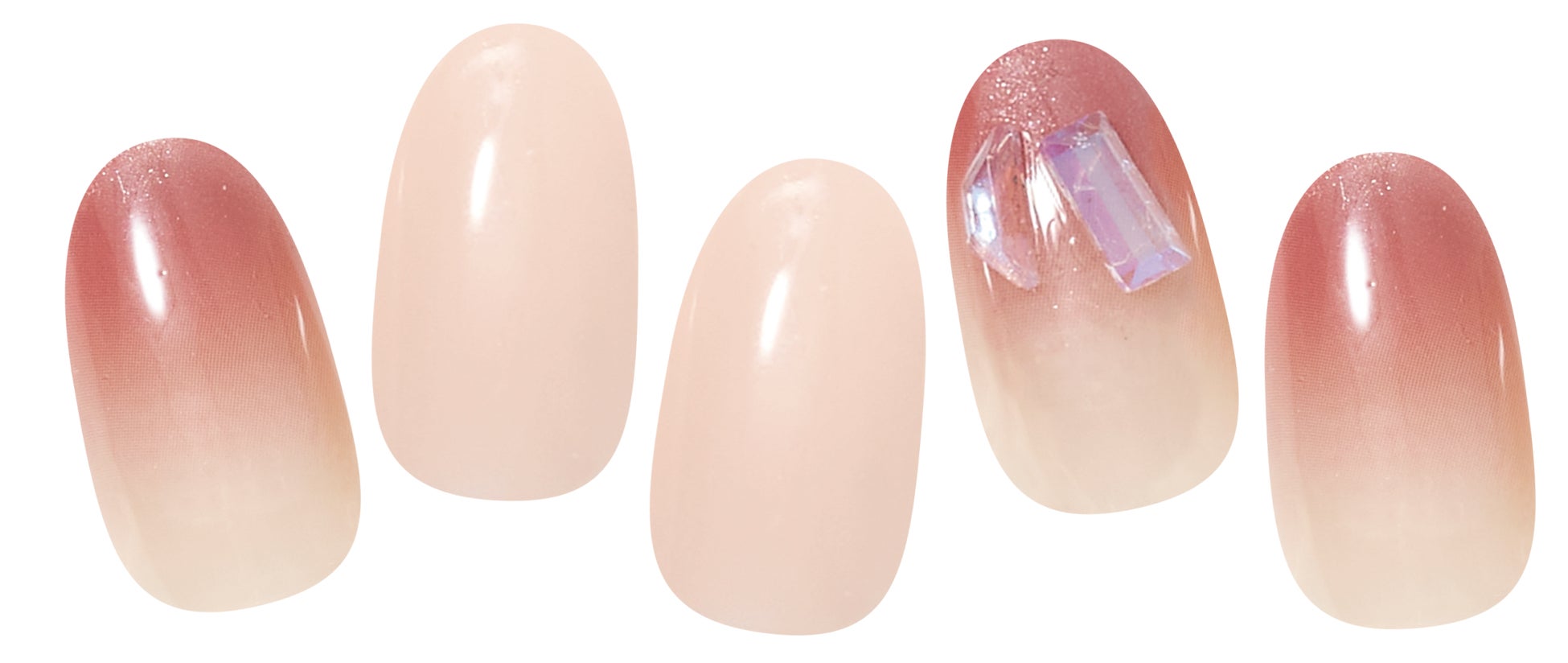 ソフトネイルチップ Almond Rose